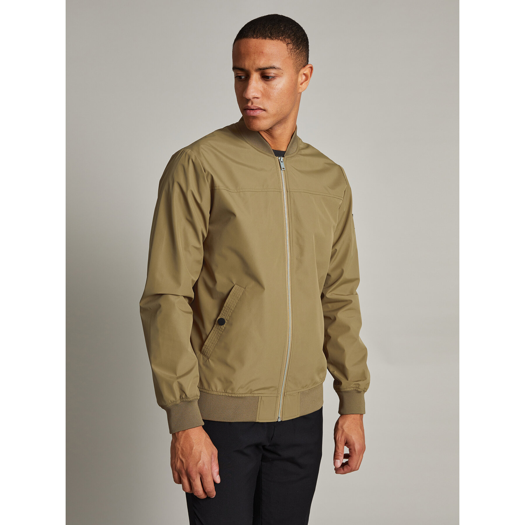 Matinique Kurtka bomber Clay 30205869 Khaki Regular Fit