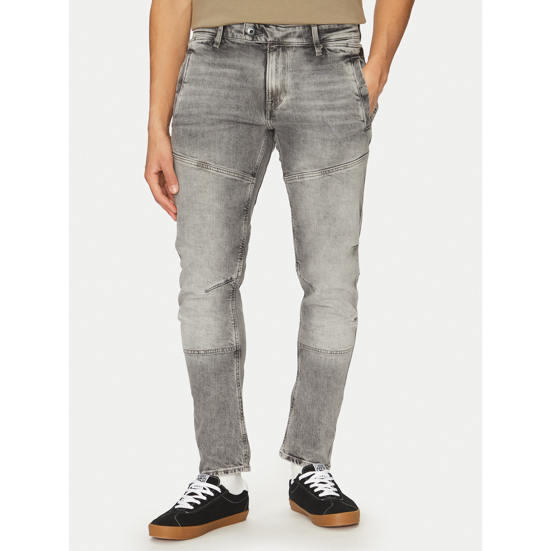 G-Star Raw Jeansy Diver 3D D26465-D931 H095 Szary Slim Fit
