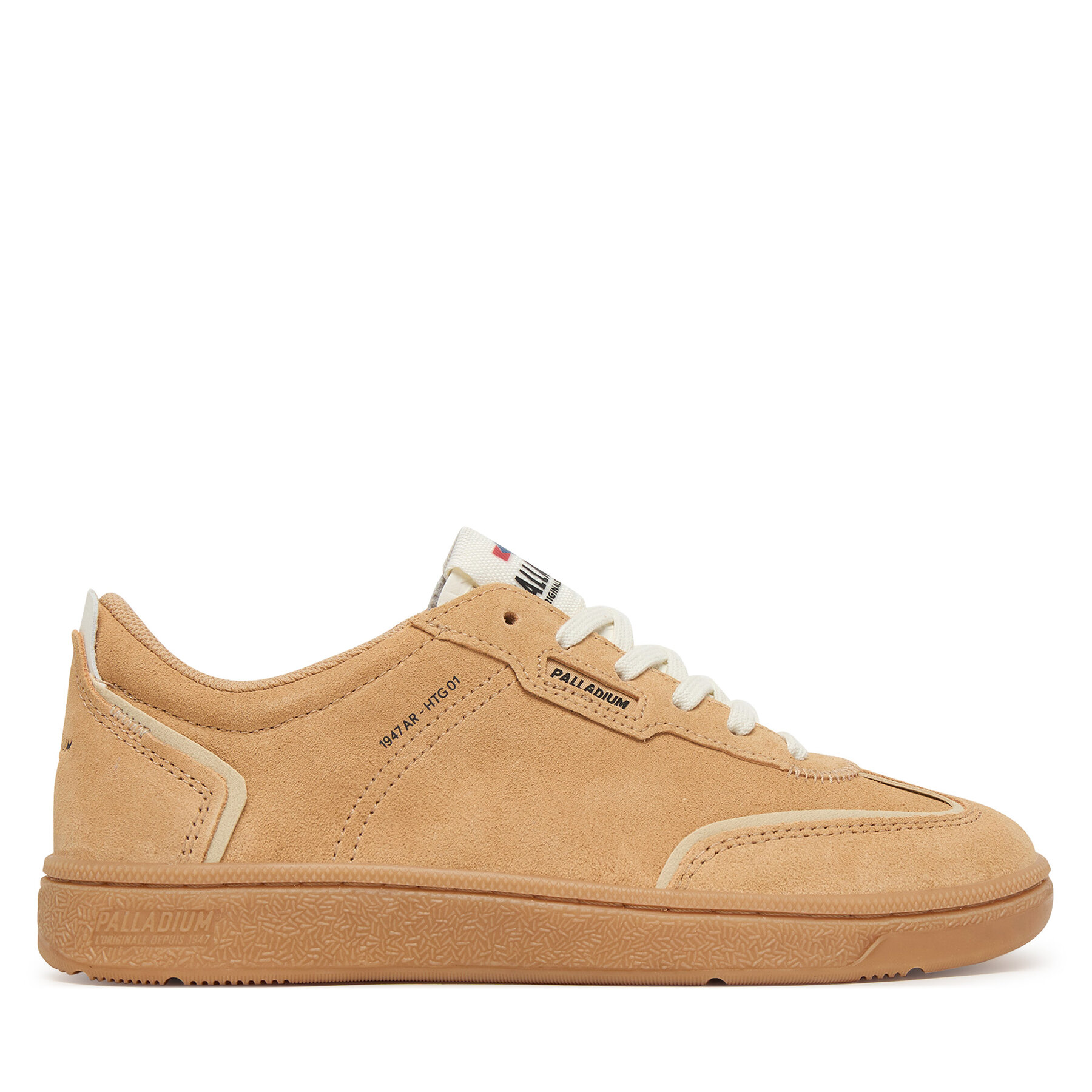 Palladium Sneakersy Pallacup Casual Suede 94641-207-M Pomarańczowy