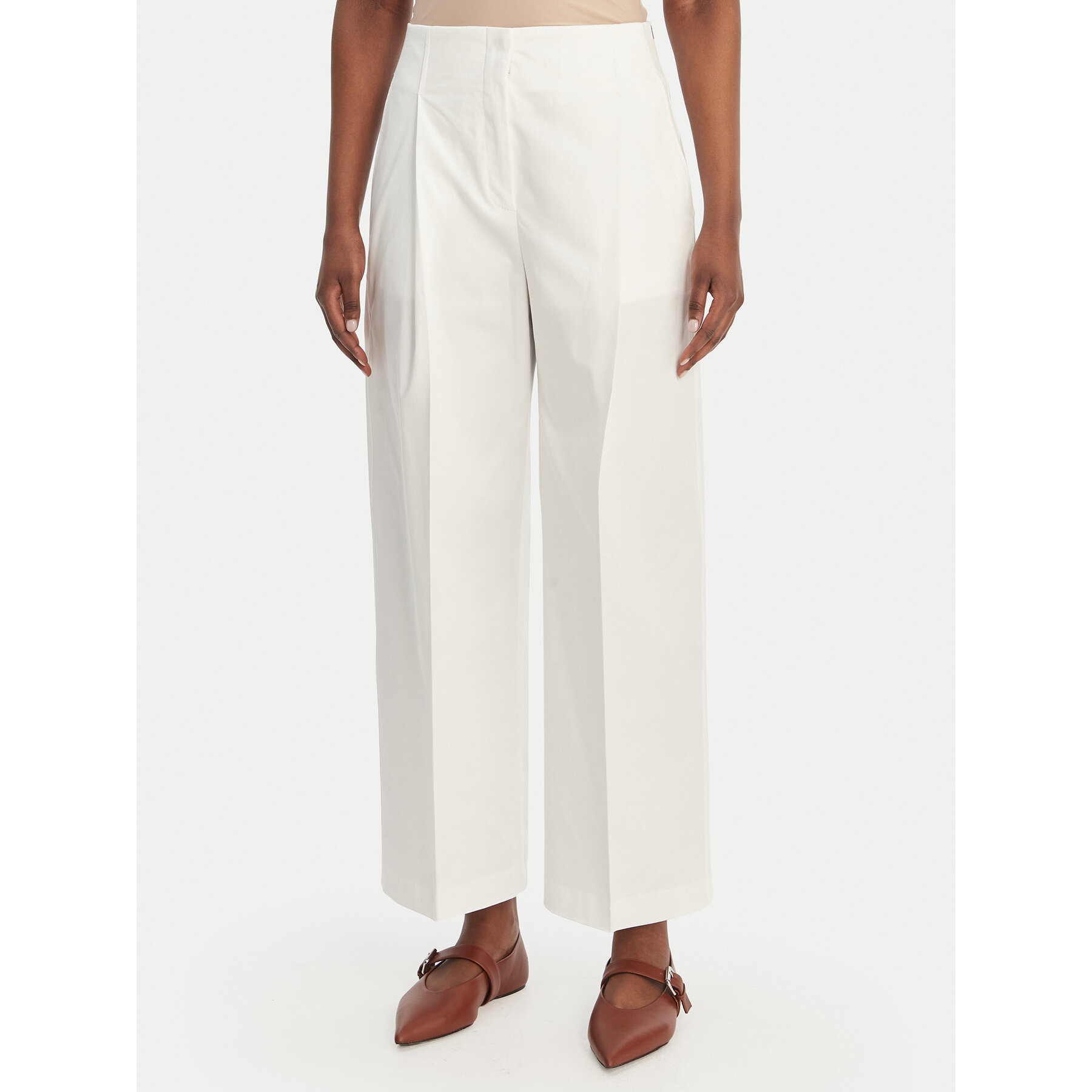 BOSS Kuloty Tulotta 50551913 Biały Relaxed Fit