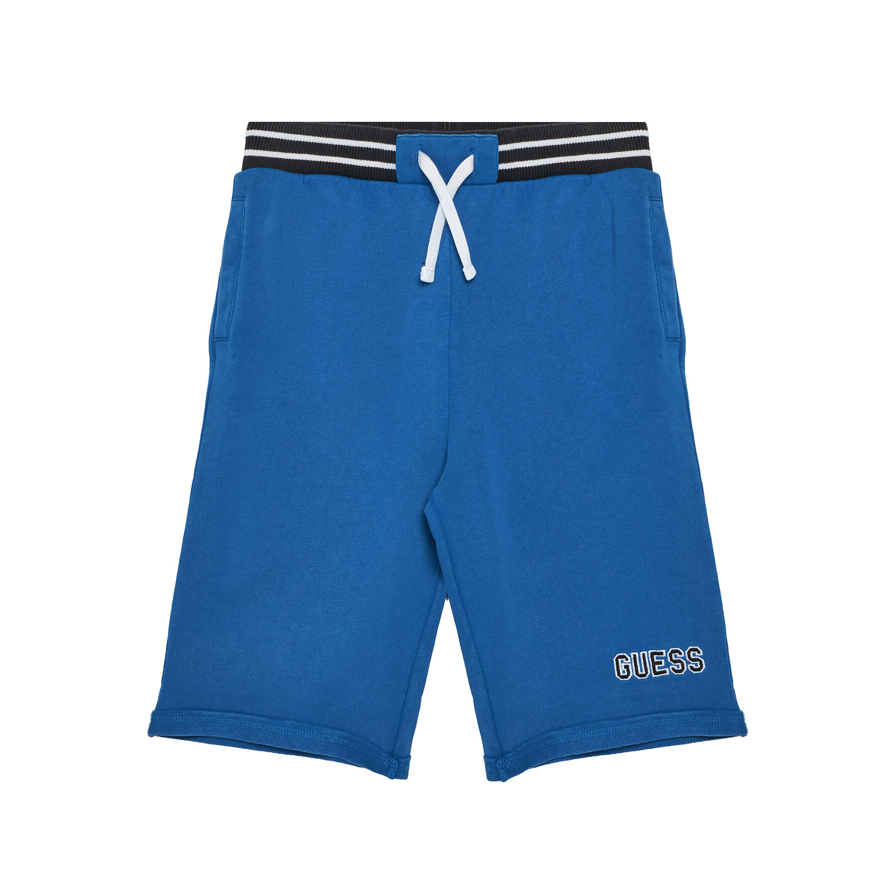 Guess Szorty sportowe L5GD12 KA6R4 Niebieski Oversize