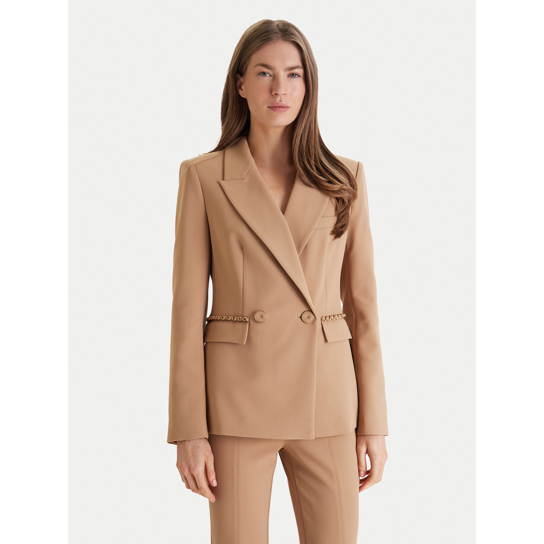 Marciano Guess Marynarka 6RGN06 9373Z Beżowy Regular Fit