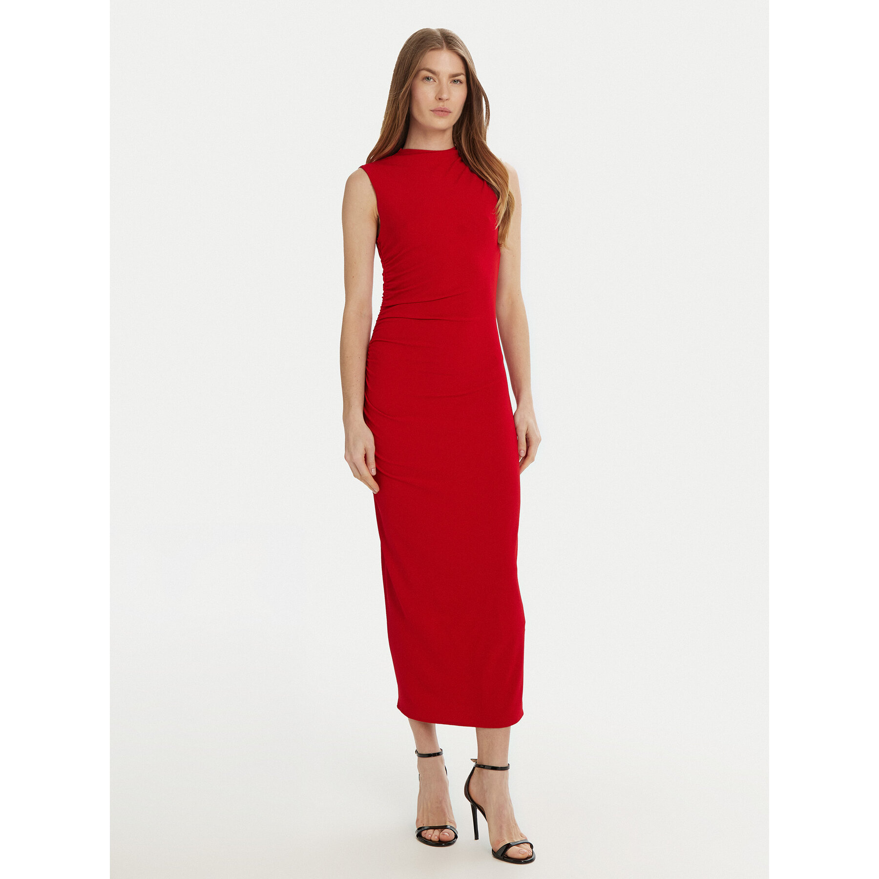 Marella Sukienka codzienna Nef 2513621061 Czerwony Slim Fit