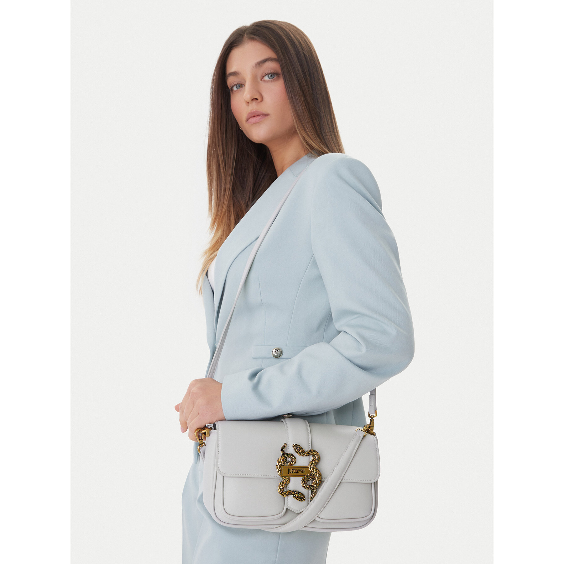 Just Cavalli Torebka 80RA4BA2 ZSA89 Szary