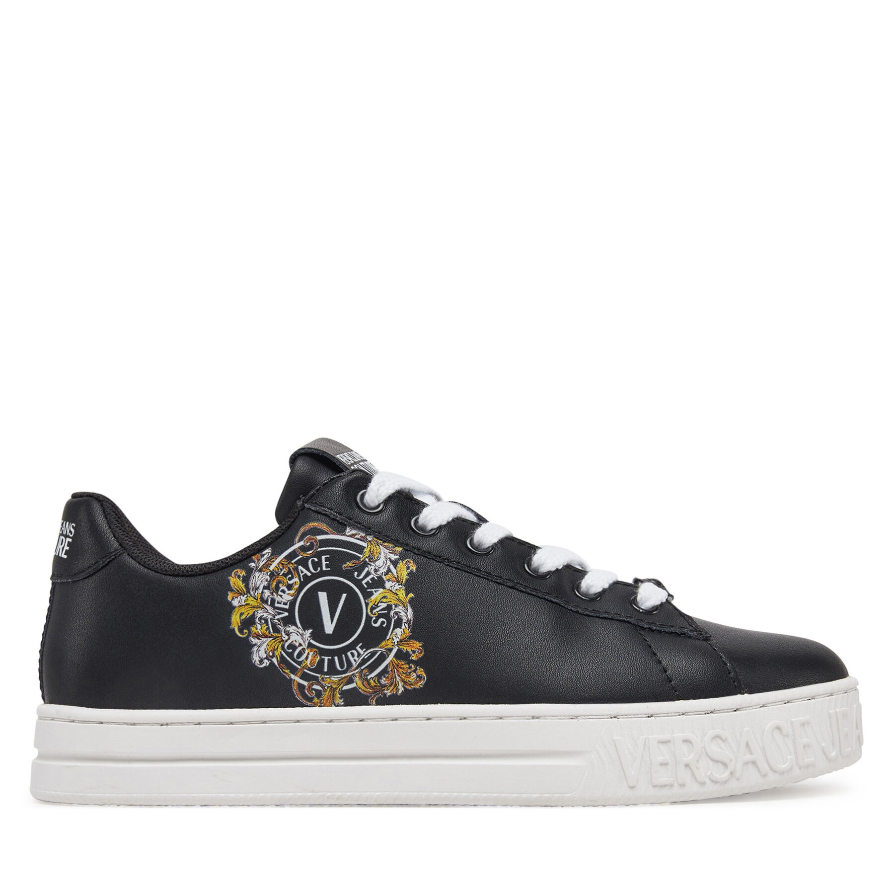 Versace Jeans Couture Sneakersy 78VA3SK3 Czarny
