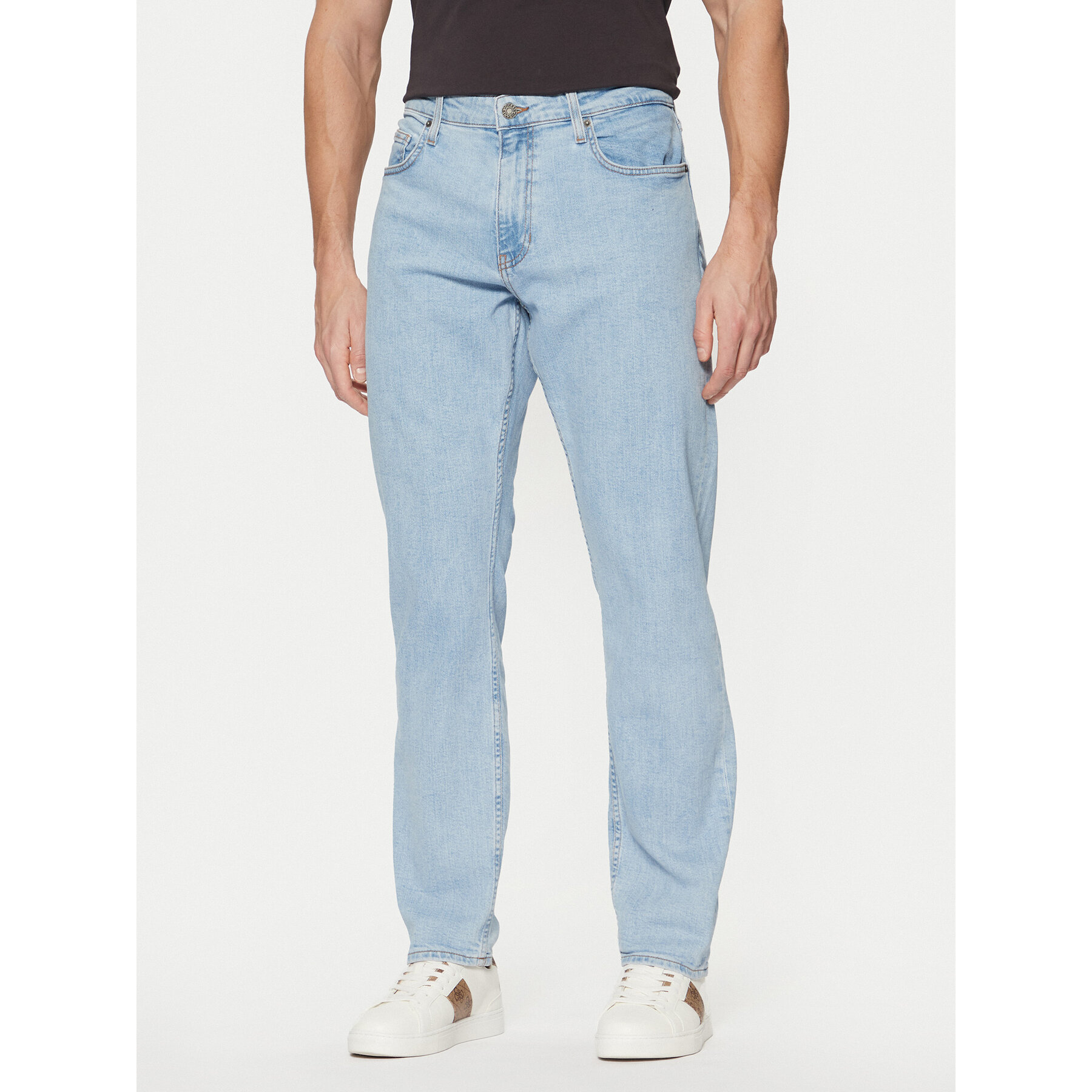 Guess Jeans Jeansy M4YA1C D5DM1 Niebieski Slim Fit