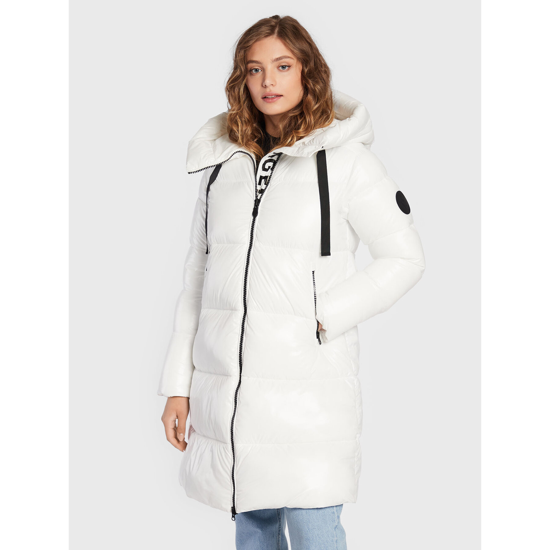 Save The Duck Kurtka zimowa D45510W-LUCK15 Biały Regular Fit