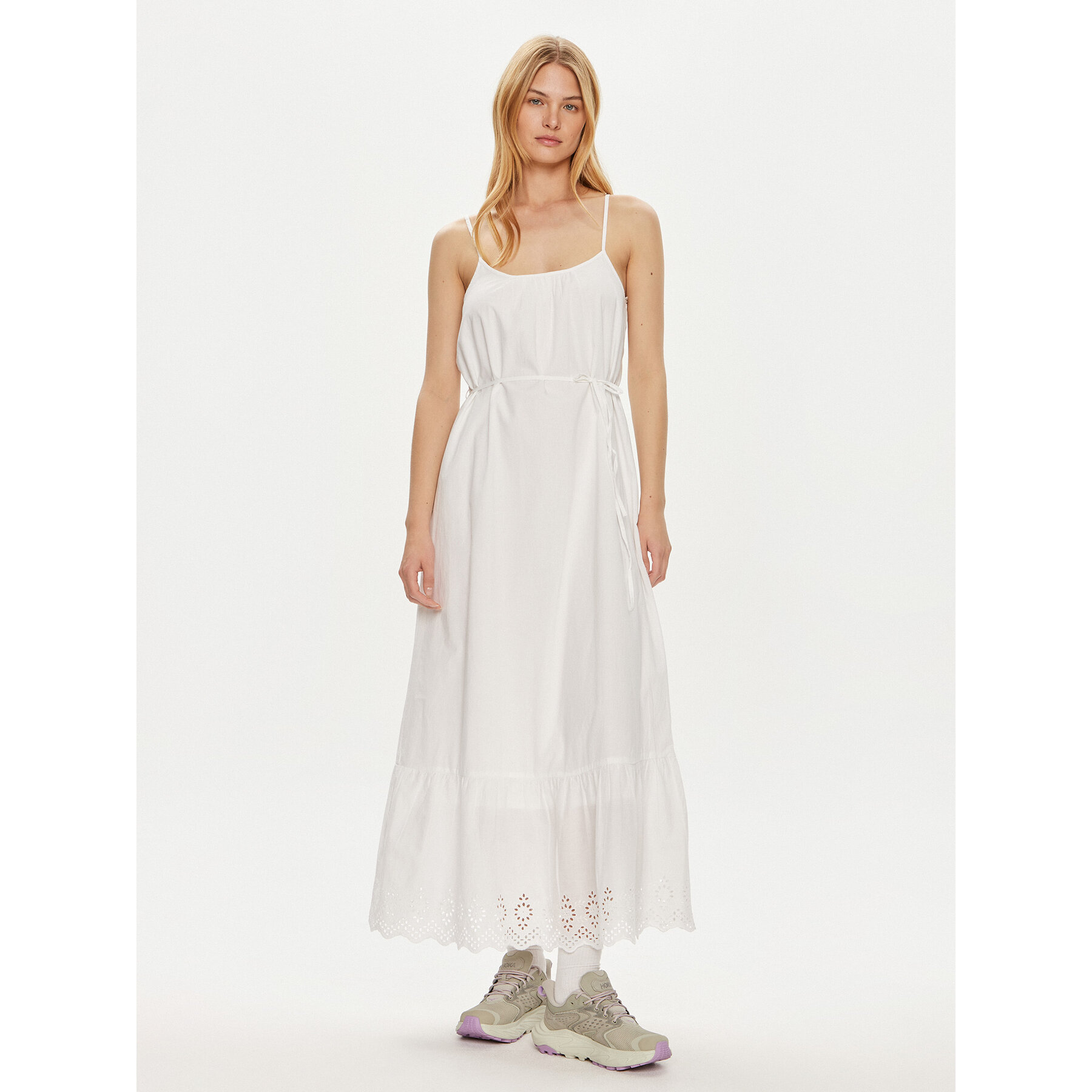 ONLY Sukienka letnia Lou 15313166 Biały Regular Fit