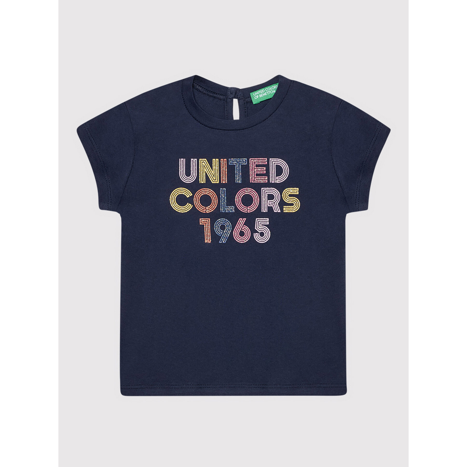 United Colors Of Benetton T-Shirt 3I1XC1527 Granatowy Regular Fit