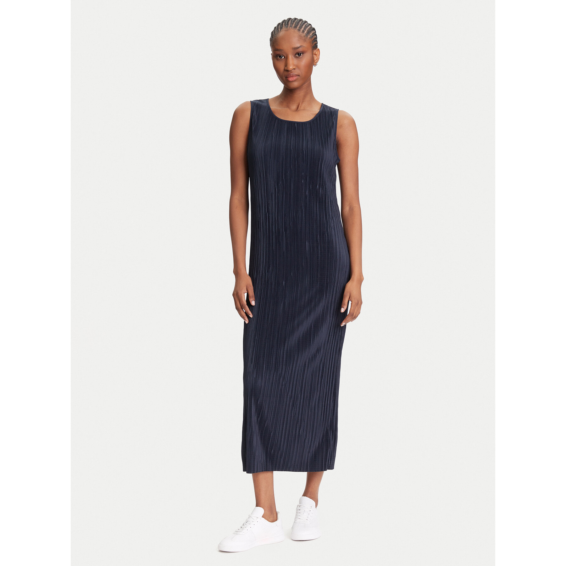 Calvin Klein Sukienka codzienna LV044A211G Granatowy Slim Fit