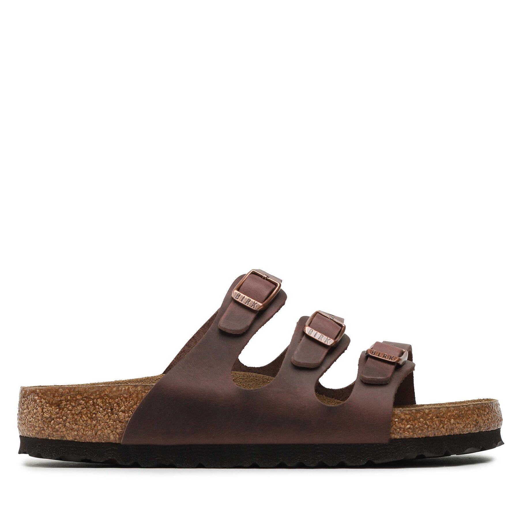 Birkenstock Klapki Florida 53901 Brązowy