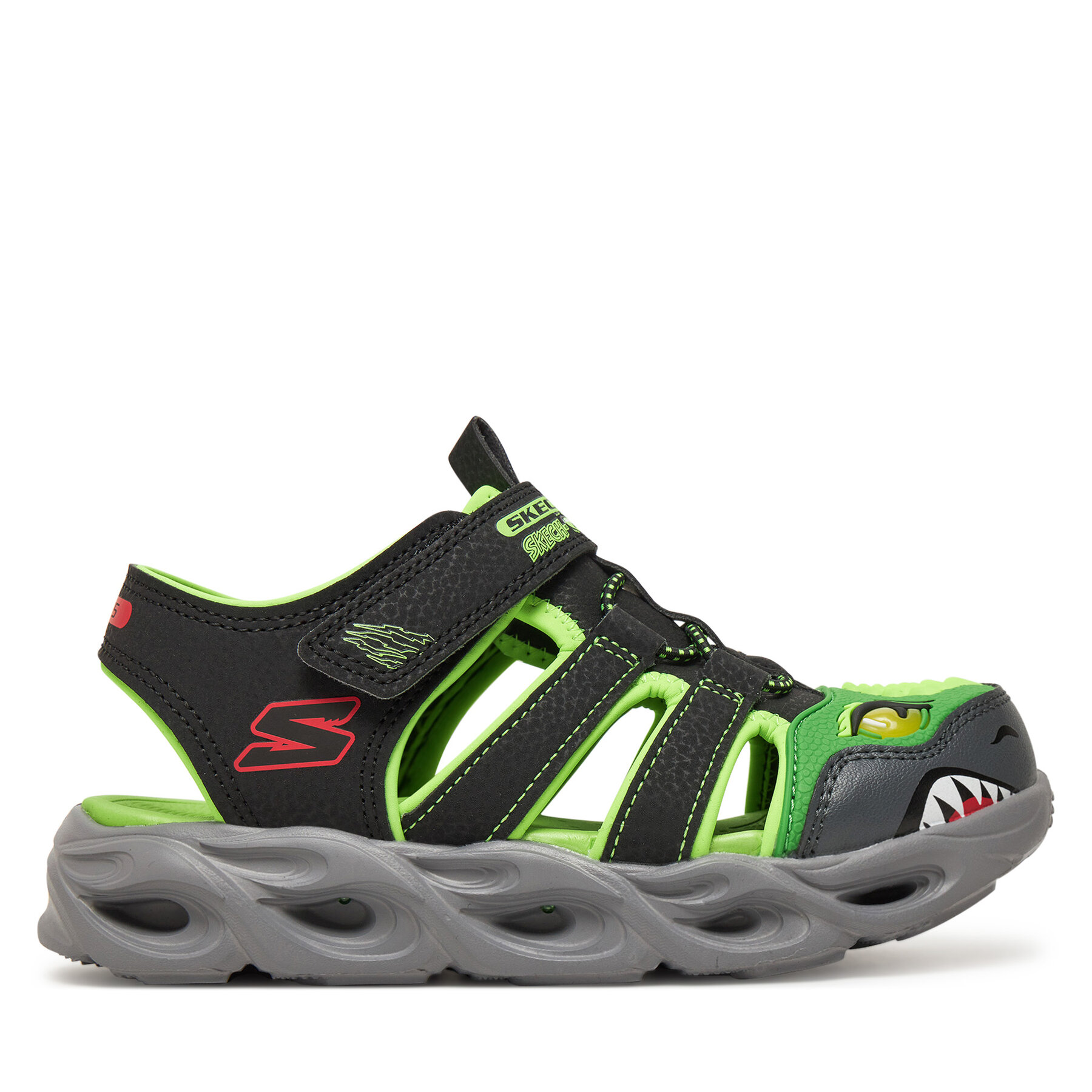 Skechers Sandały Thermo-Splash-Hydro-Flare 400613L/BKLM Czarny
