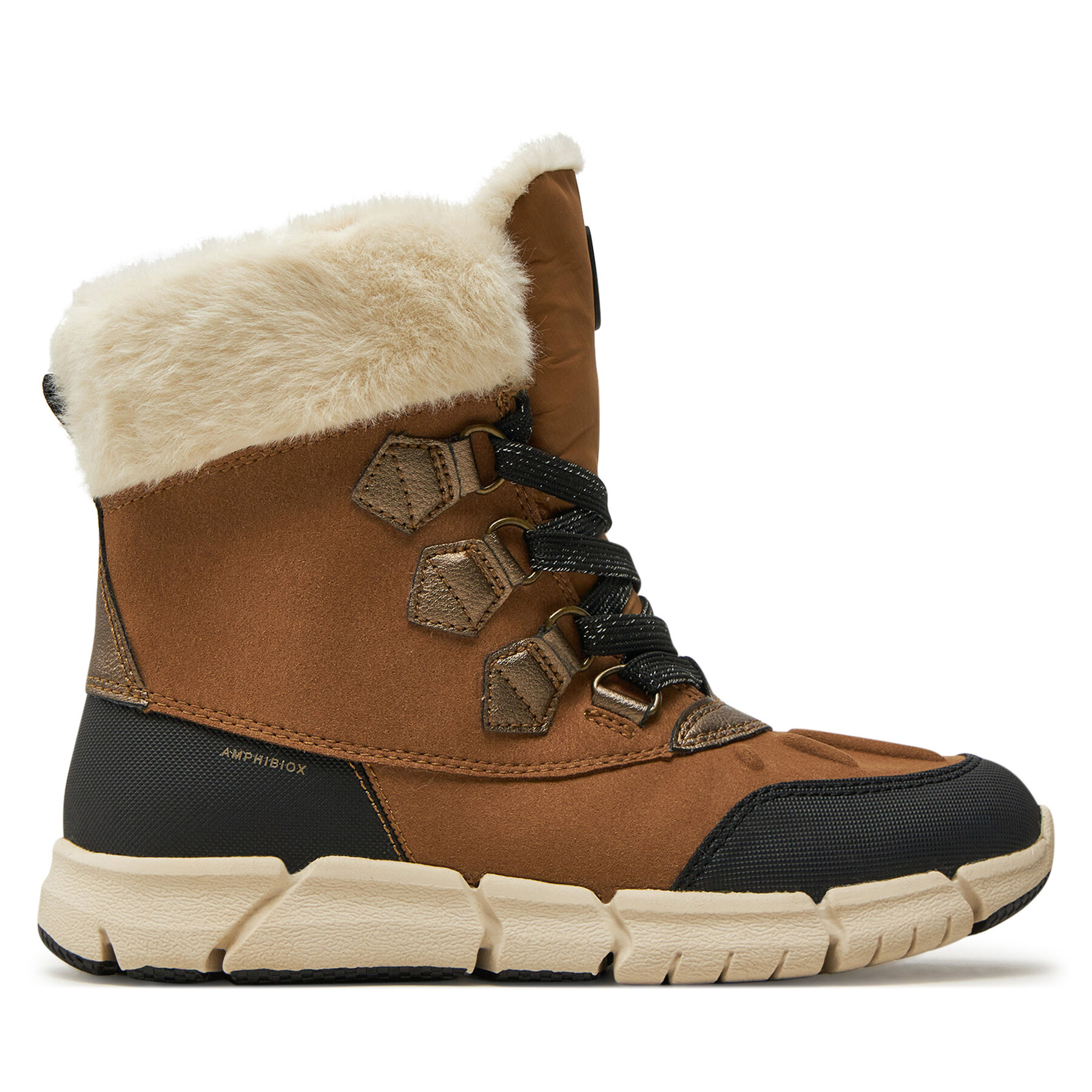 Geox Śniegowce J Flexyper Girl B Ab J46APA 0AU50 C6175 S Brązowy