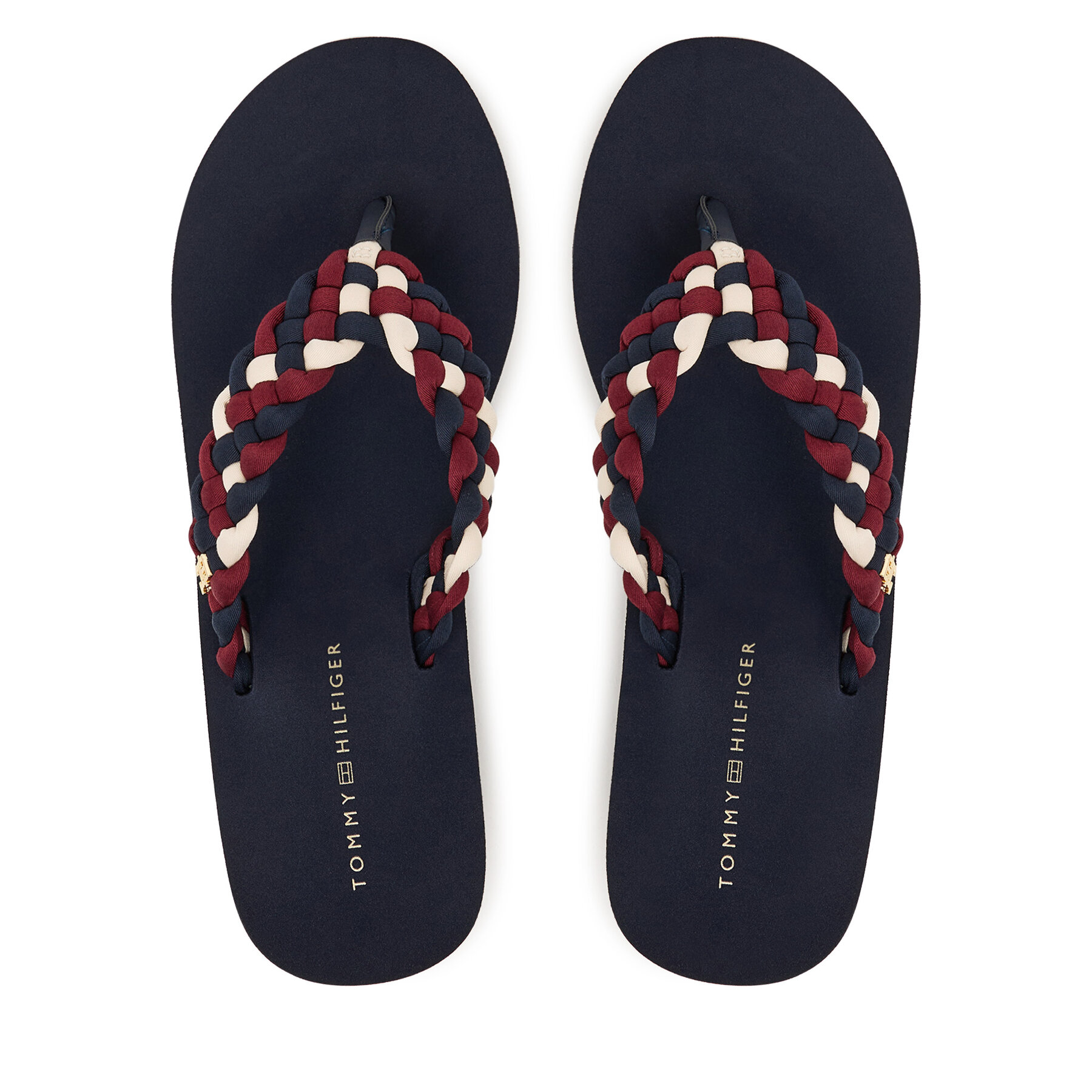 Tommy Hilfiger Japonki Th Wedge Braided Summer Sandal FW0FW09198 Kolorowy