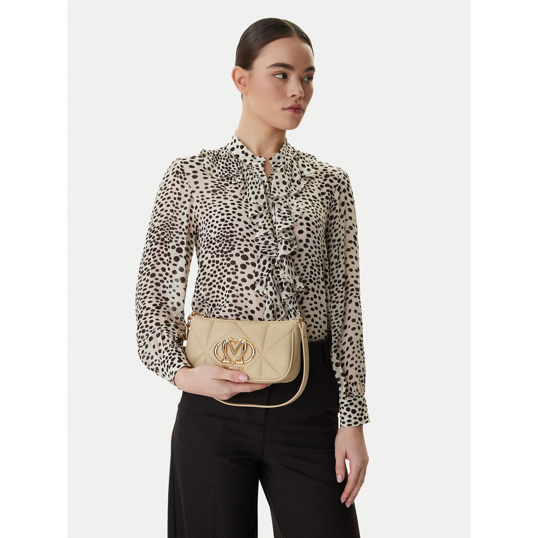 LOVE MOSCHINO Torebka JC4111PP1OLC0129 Beżowy