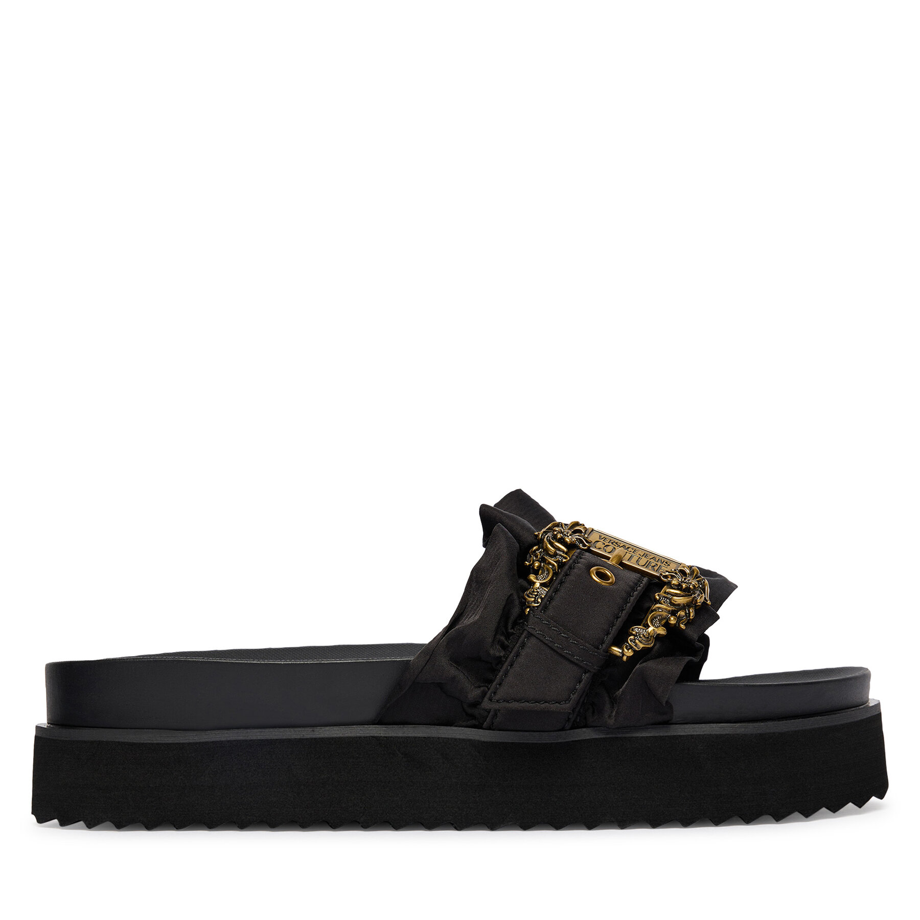 Versace Jeans Couture Klapki 80VA3SM5 Czarny