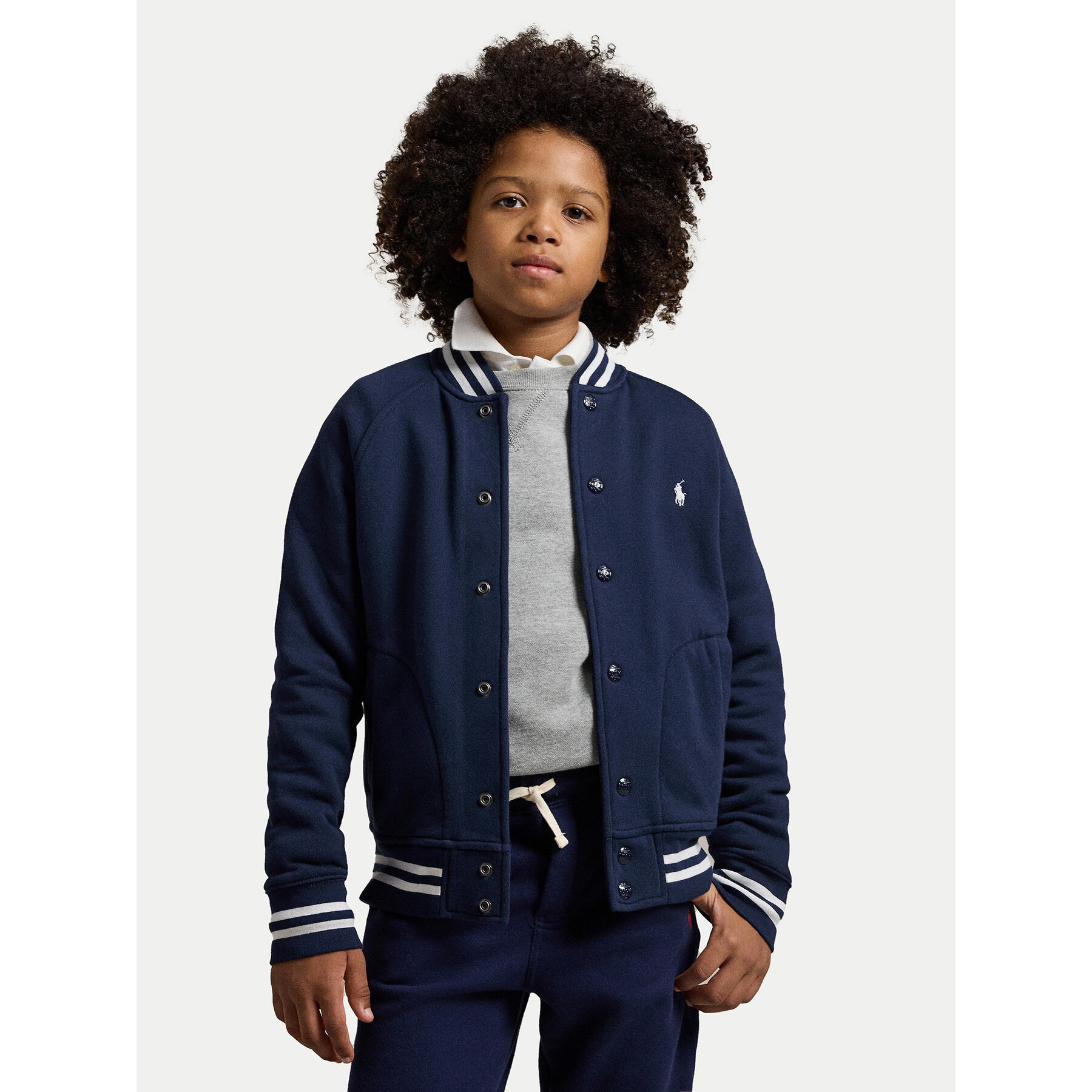 Polo Ralph Lauren Kurtka bomber 323932140 Granatowy Regular Fit