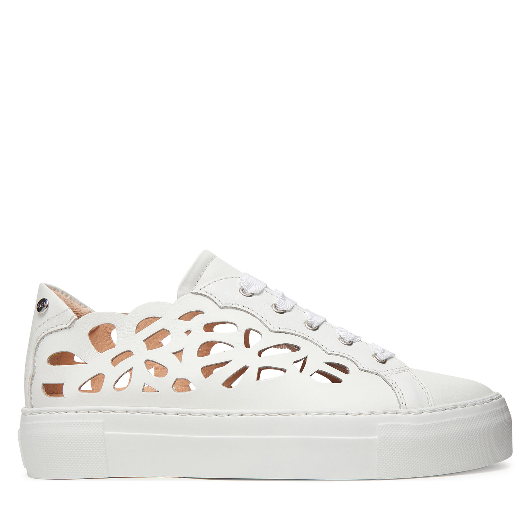 AGL Sneakersy Mandi D925249PGKV187C944 Biały