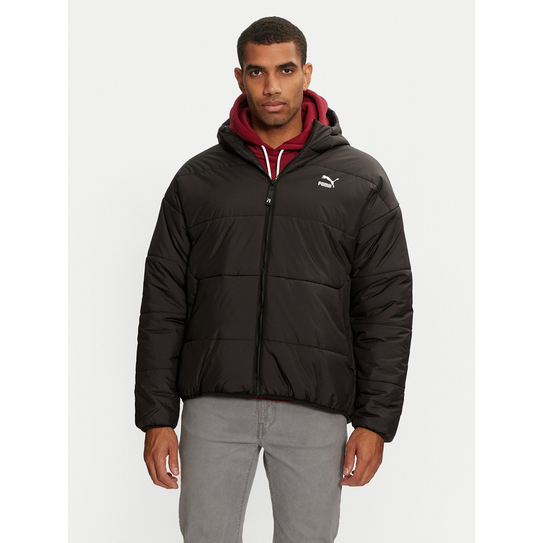 Puma Kurtka zimowa Classics 621675 Czarny Regular Fit