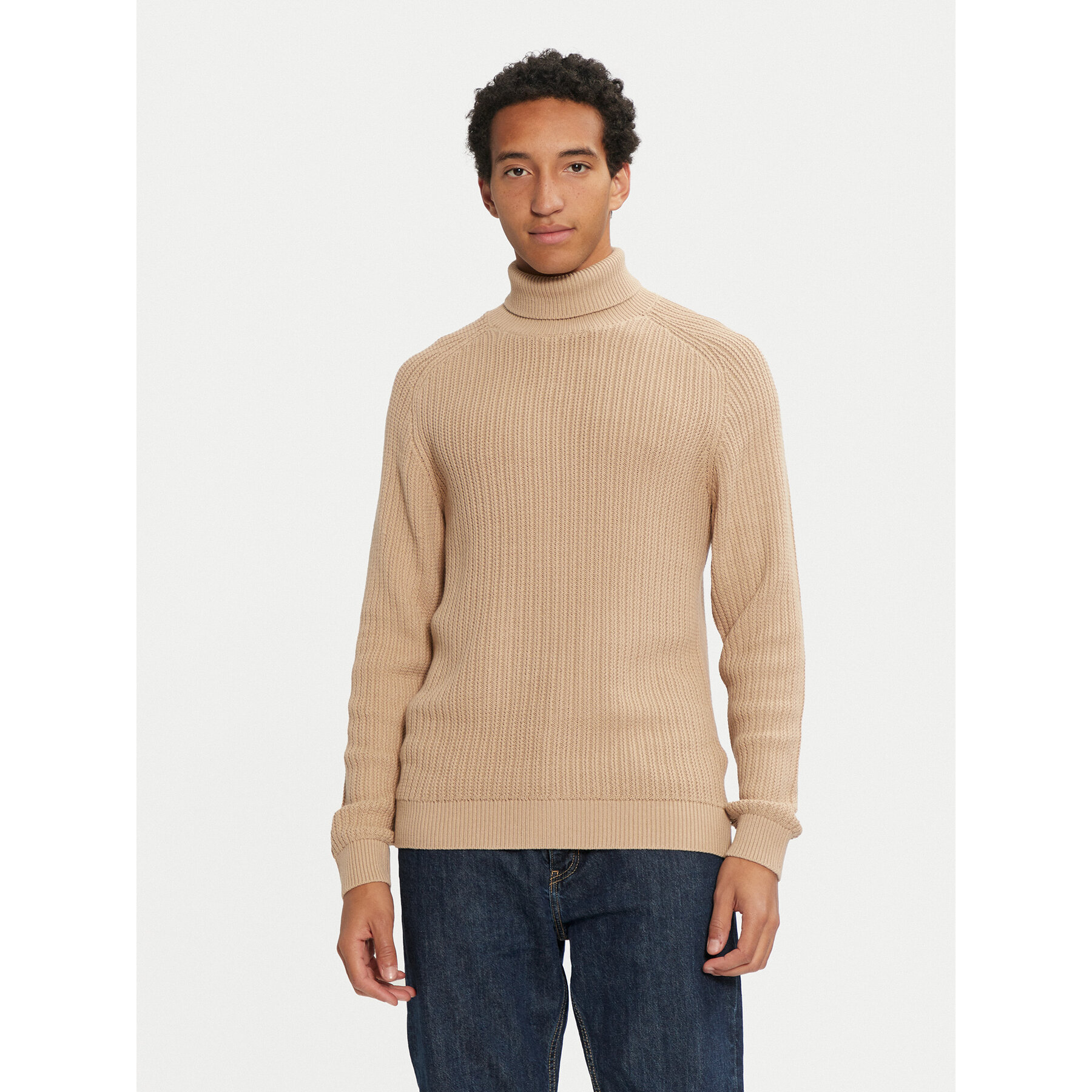 Jack & Jones Golf Cody 12262152 Beżowy Regular Fit