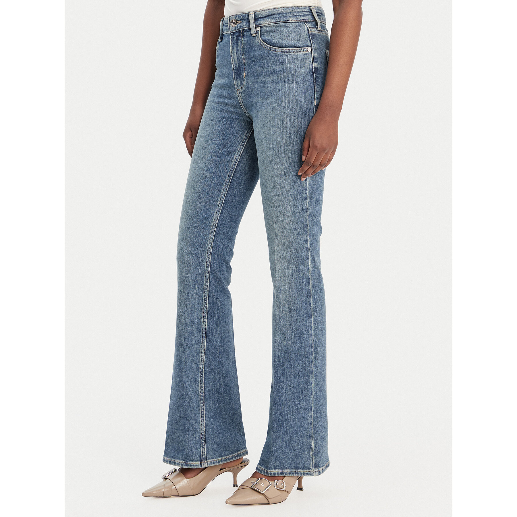 Liu Jo Jeansy UA6219 D0321 Niebieski Bootcut Fit