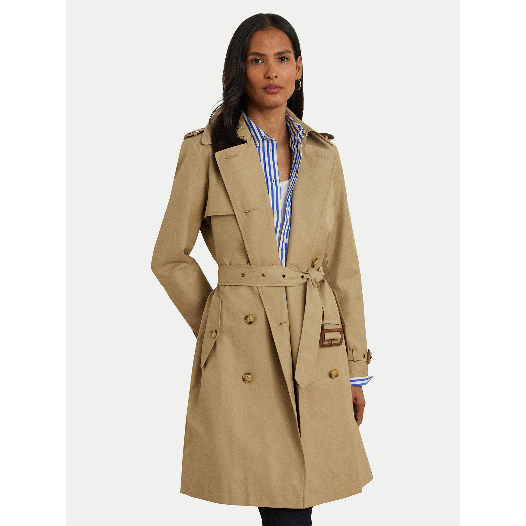 LAUREN RALPH LAUREN Trencz 297967122002 Beżowy Regular Fit