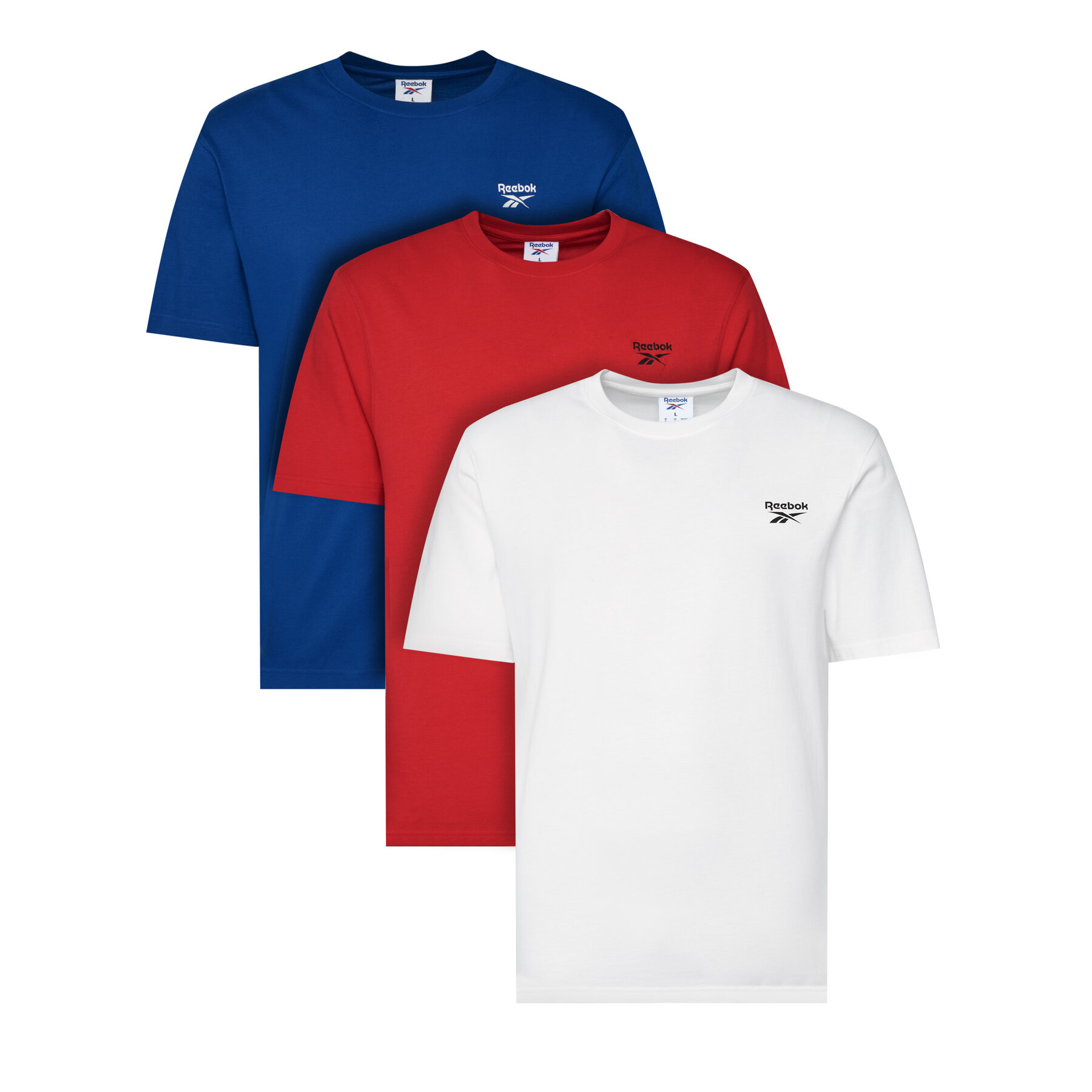 Reebok Komplet t-shirtów Woods RK25193CCM Kolorowy Regular Fit