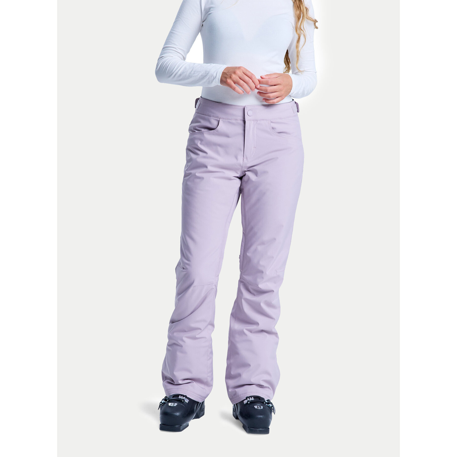 Roxy Spodnie snowboardowe Backyard ERJTP03299 Fioletowy Tailored Fit