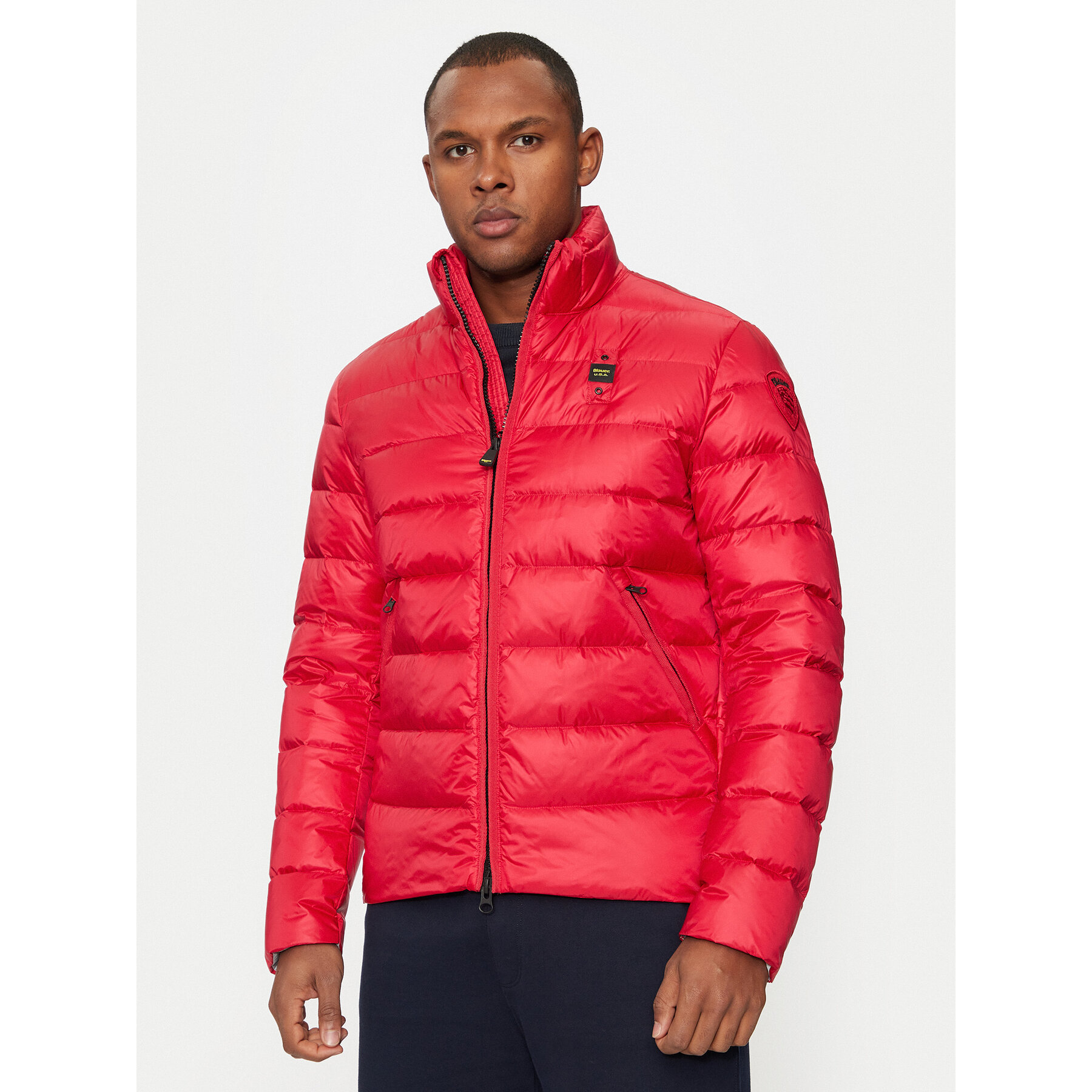 Blauer Kurtka puchowa 24WBLUC03024 Czerwony Regular Fit