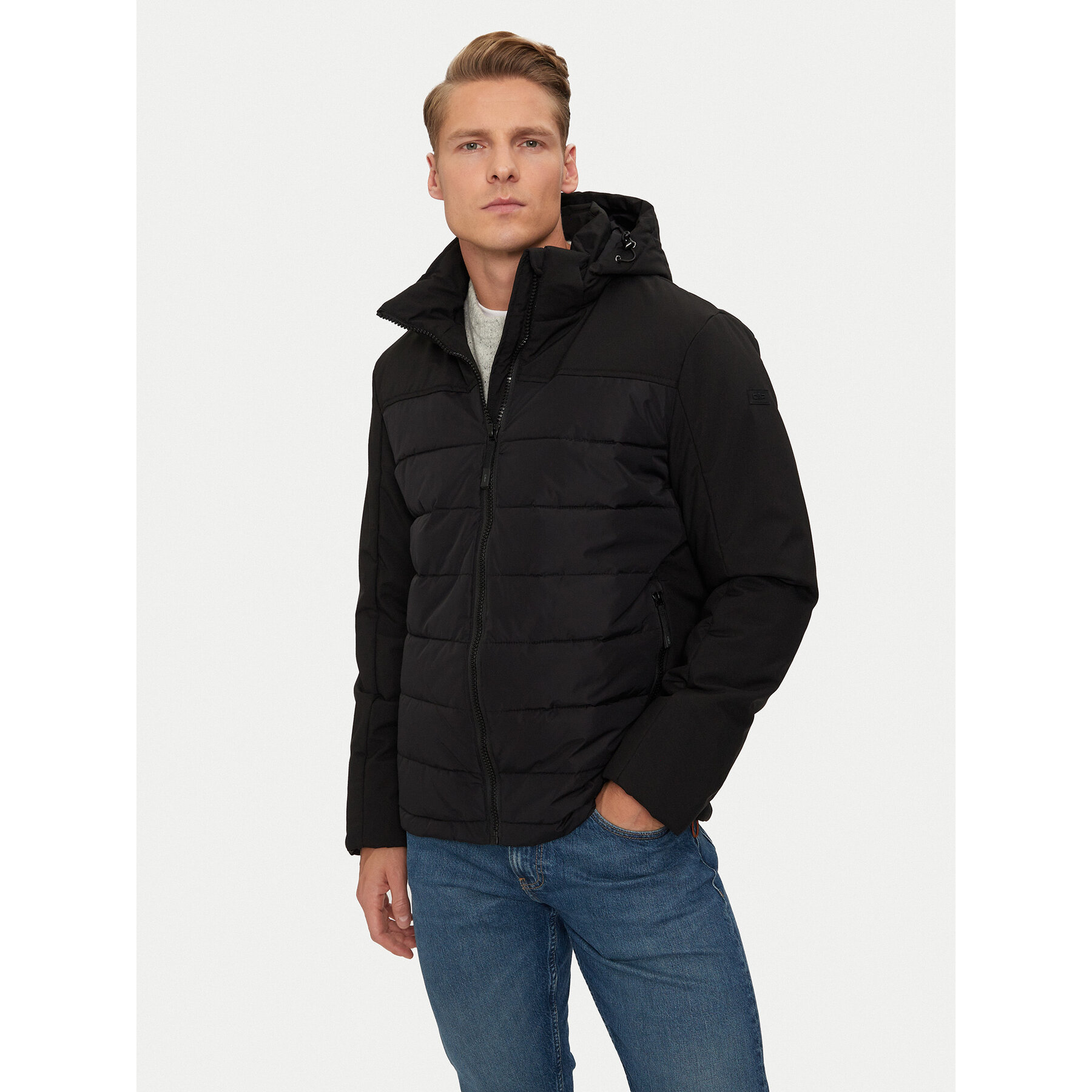 CMP Kurtka puchowa 34K0147 Czarny Regular Fit
