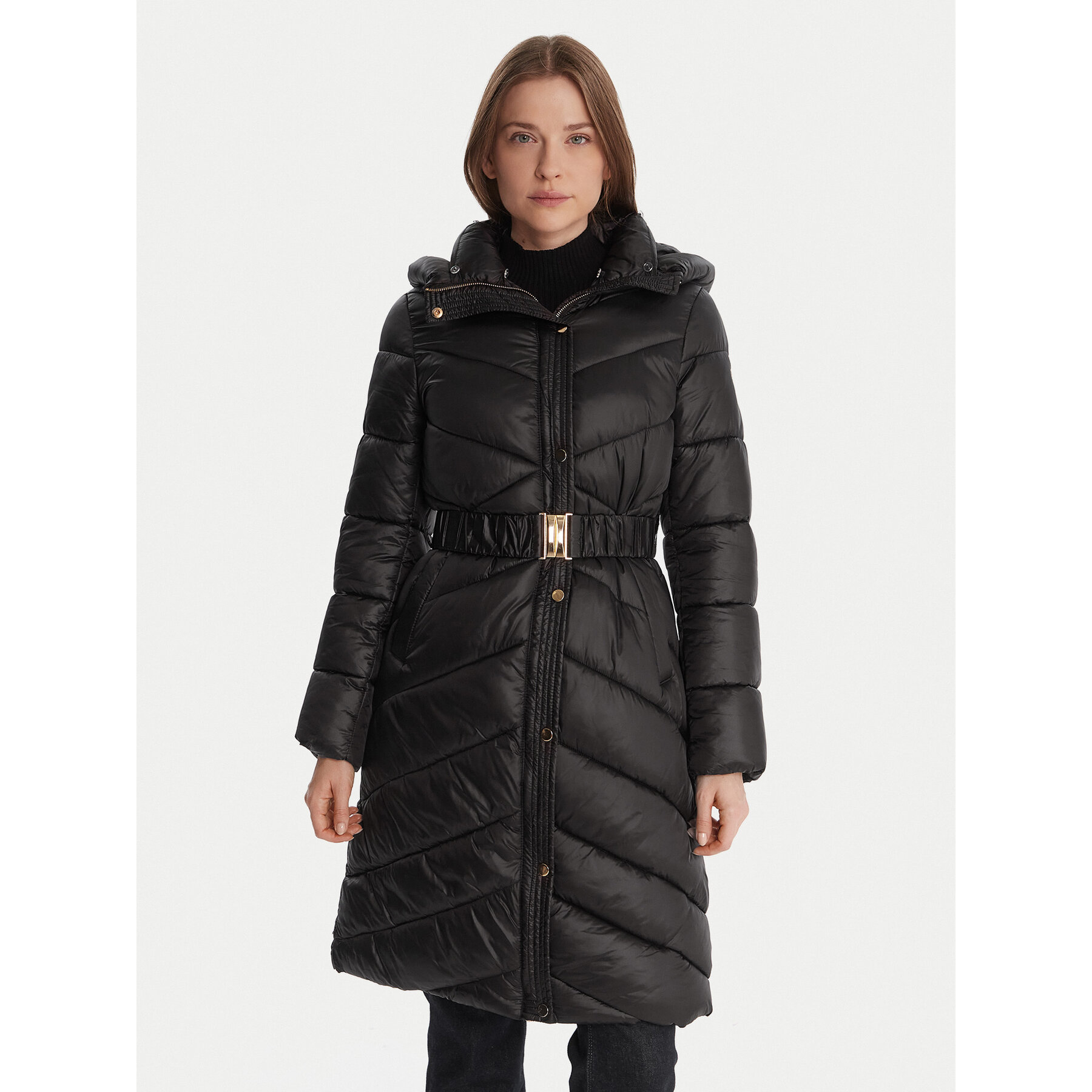 Artigli Kurtka zimowa ACPM002934 Czarny Regular Fit