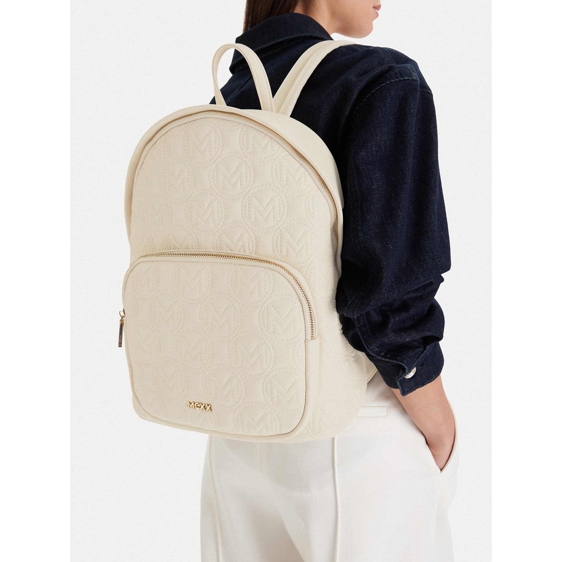 MEXX Plecak EO-MEXX-L-017-09 Beżowy