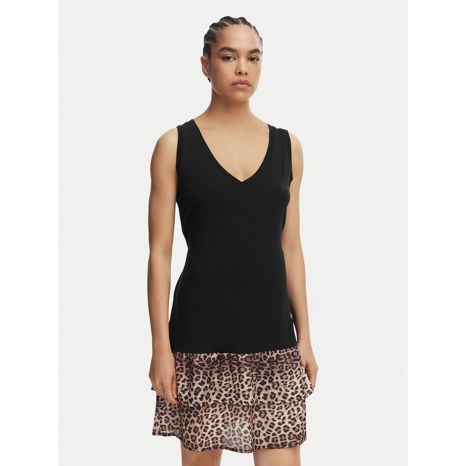 Liu Jo Beachwear Sukienka codzienna VA6127 JS360 Czarny Regular Fit