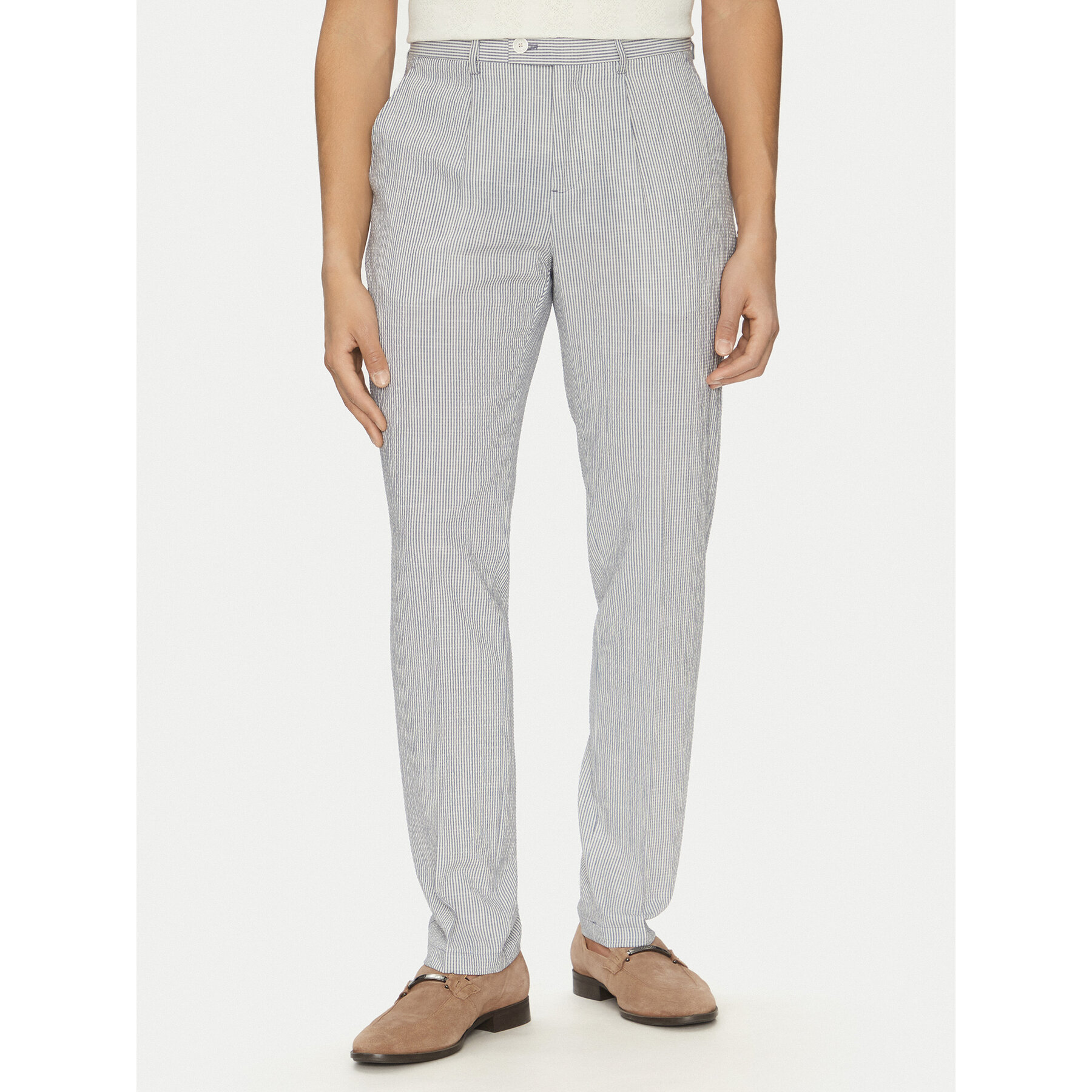Marciano Guess Chinosy 5GHB17 2314Z Błękitny Slim Fit