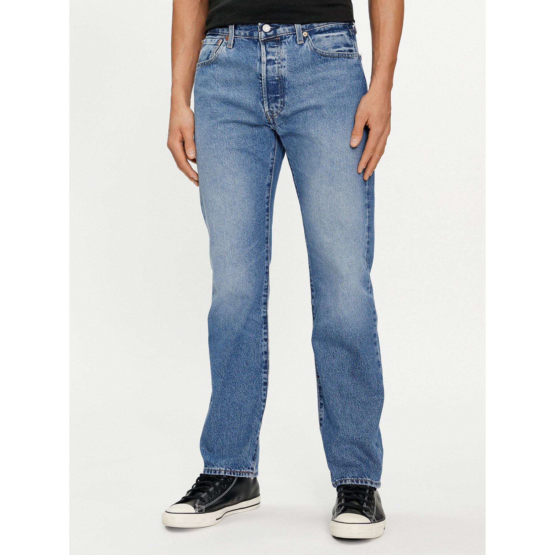 Levi's® Jeansy 501® 00501-3504 Niebieski Straight Fit