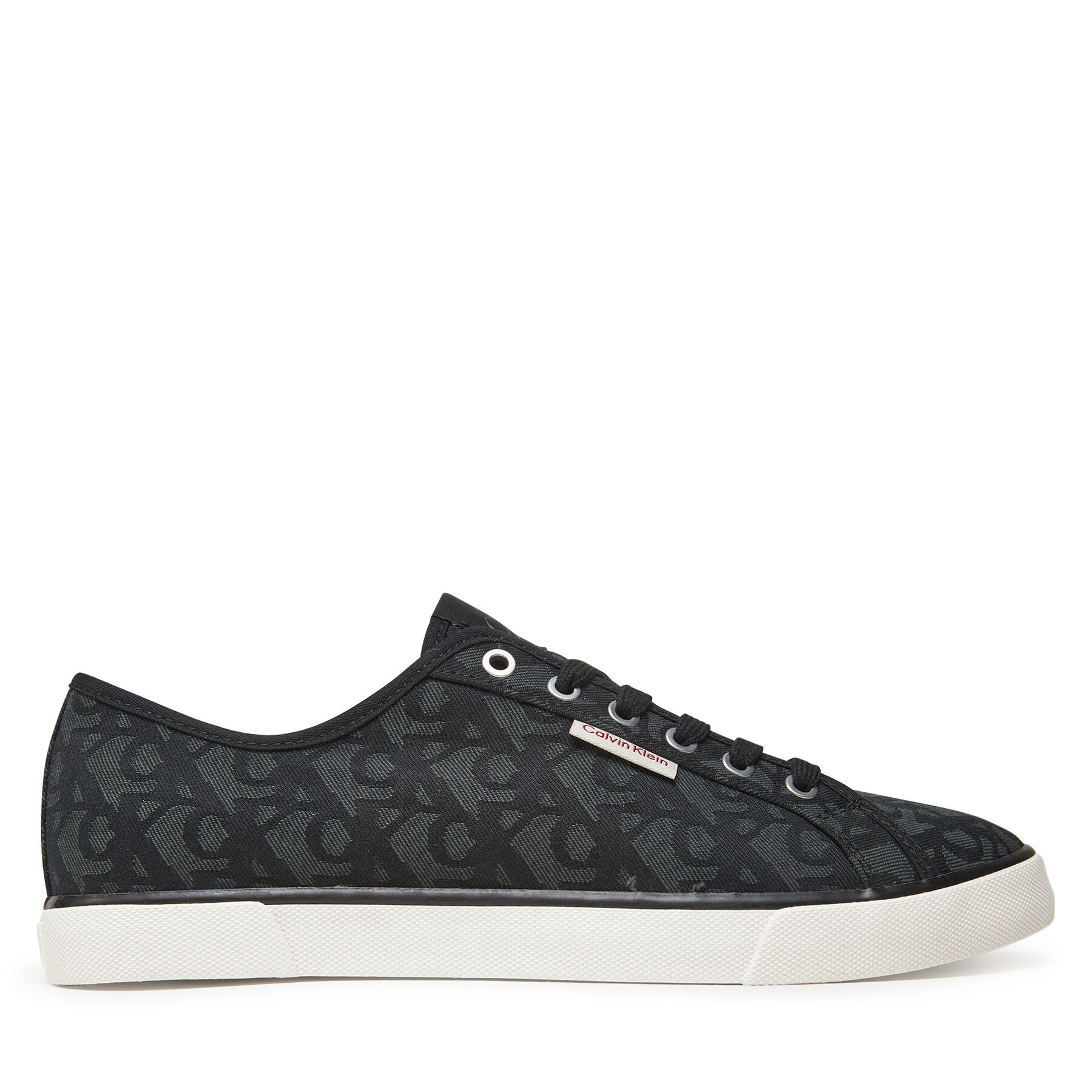 Calvin Klein Jeans Tenisówki Ess Vulc Low Mg Cv Mono YM0YM01368 Czarny