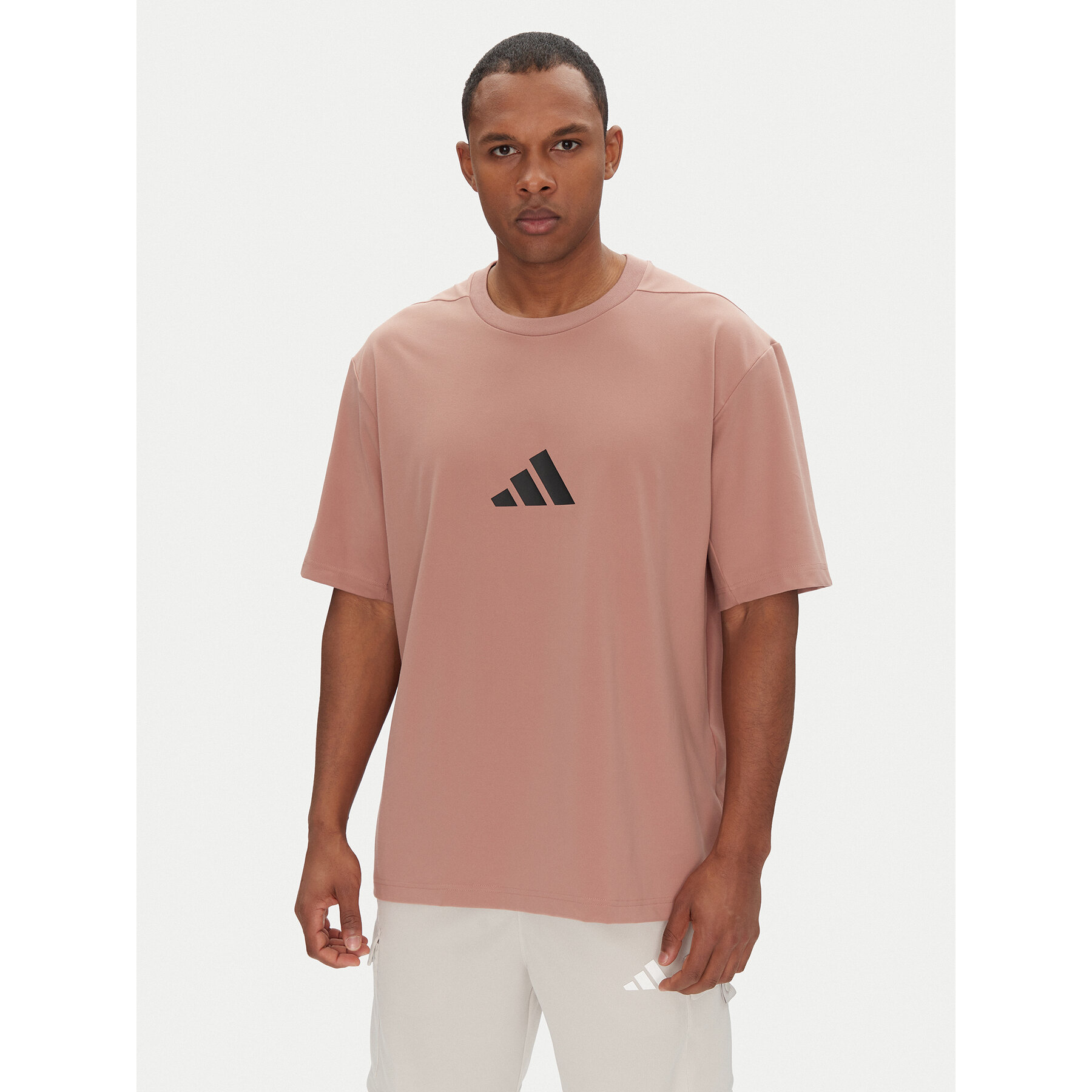adidas T-Shirt Z.N.E. JC5480 Różowy Loose Fit