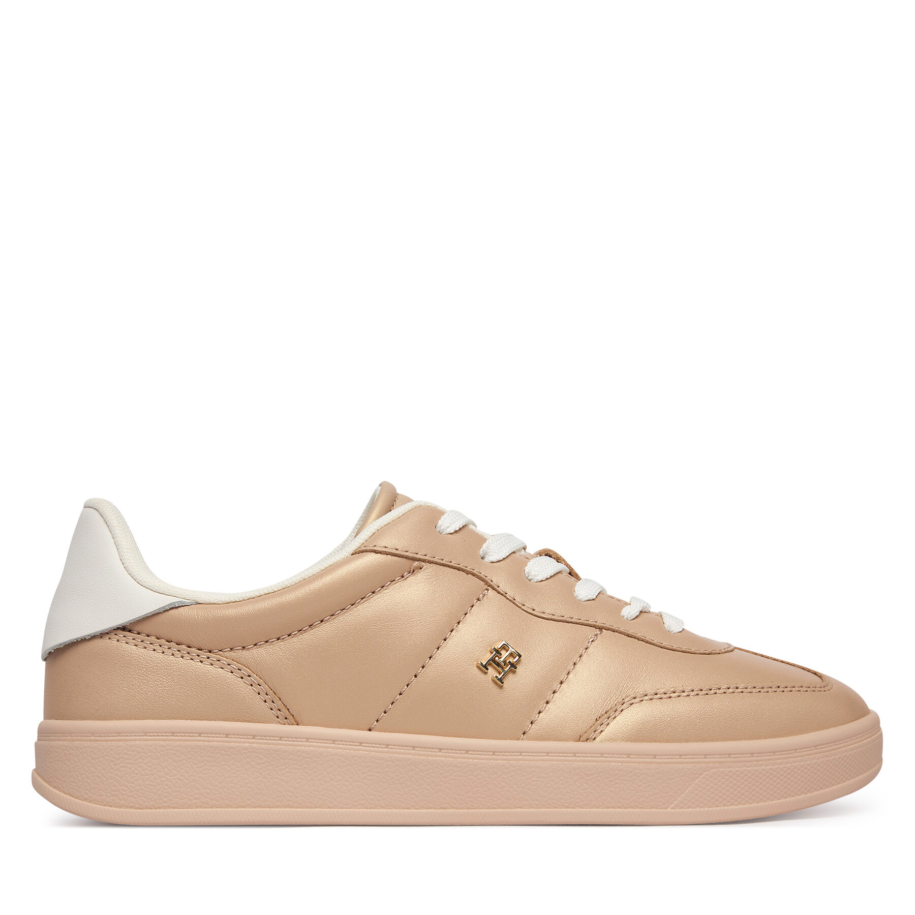 Tommy Hilfiger Sneakersy Th Heritage Shiny Sneaker FW0FW09179 Beżowy