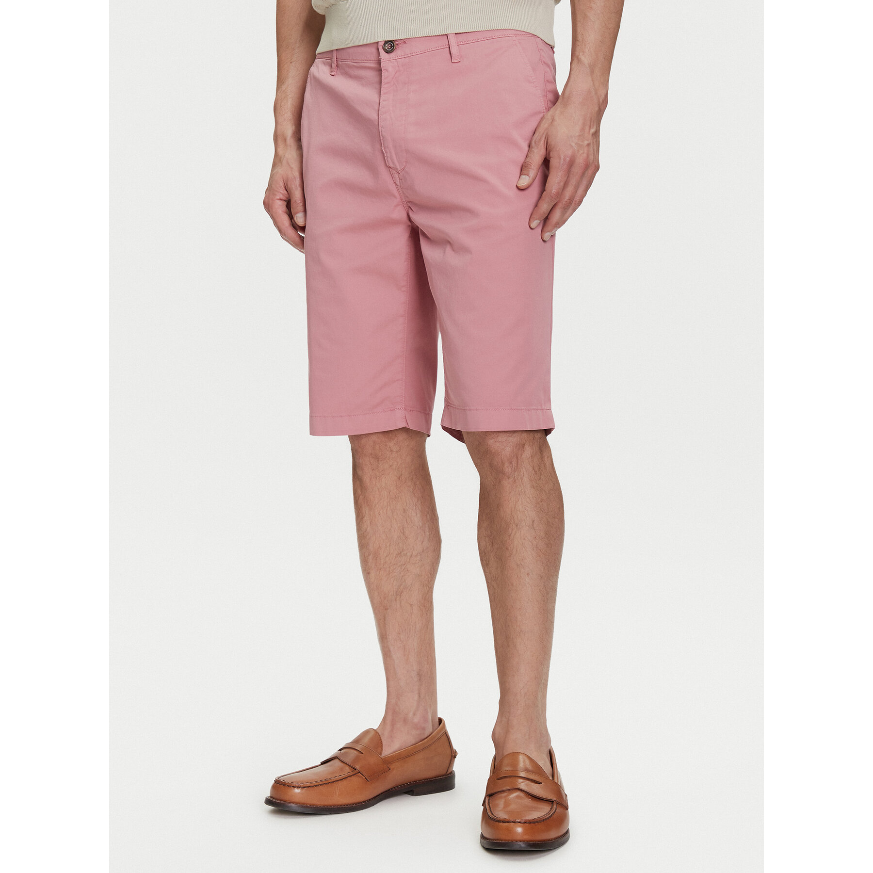 Baldessarini Szorty materiałowe B1 16939.2402 Różowy Slim Fit