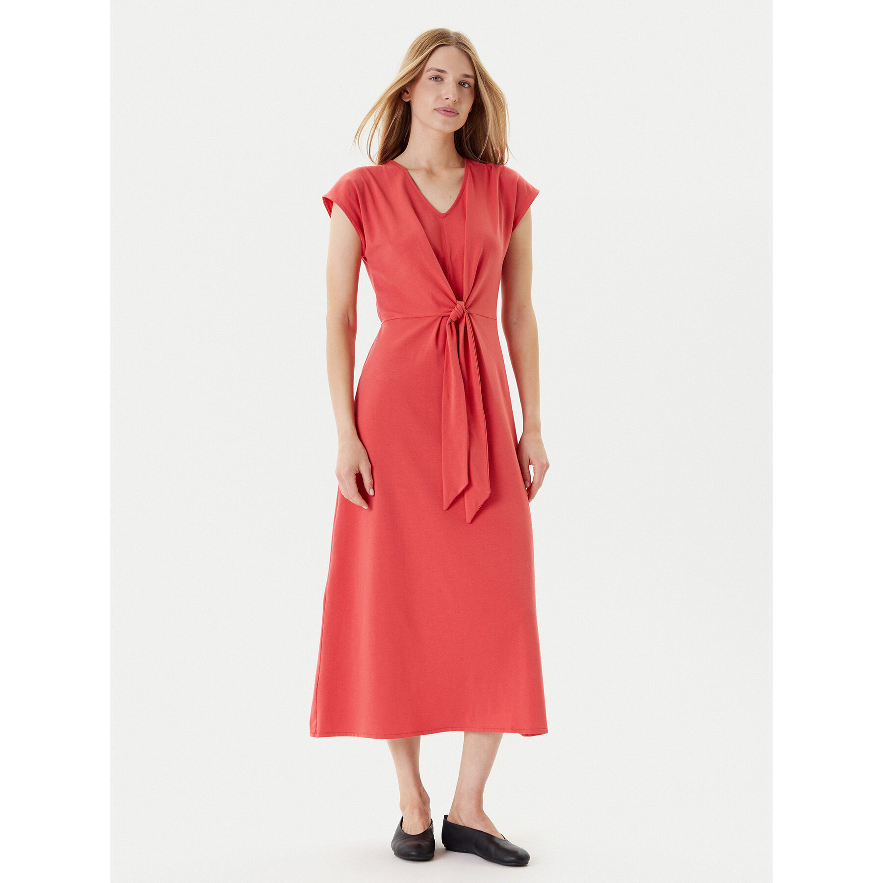United Colors Of Benetton Sukienka letnia 3FJHDV01T Różowy Regular Fit