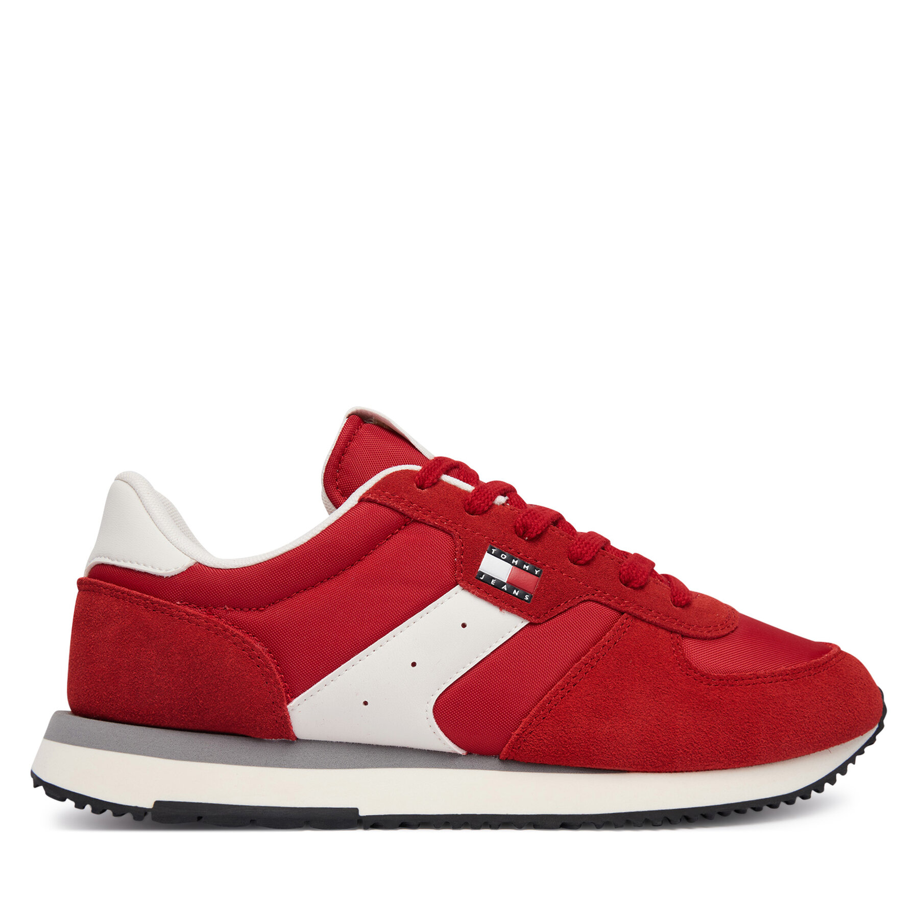 Tommy Jeans Sneakersy Tjm Eva Runner Mix Material EM0EM01737 Czerwony