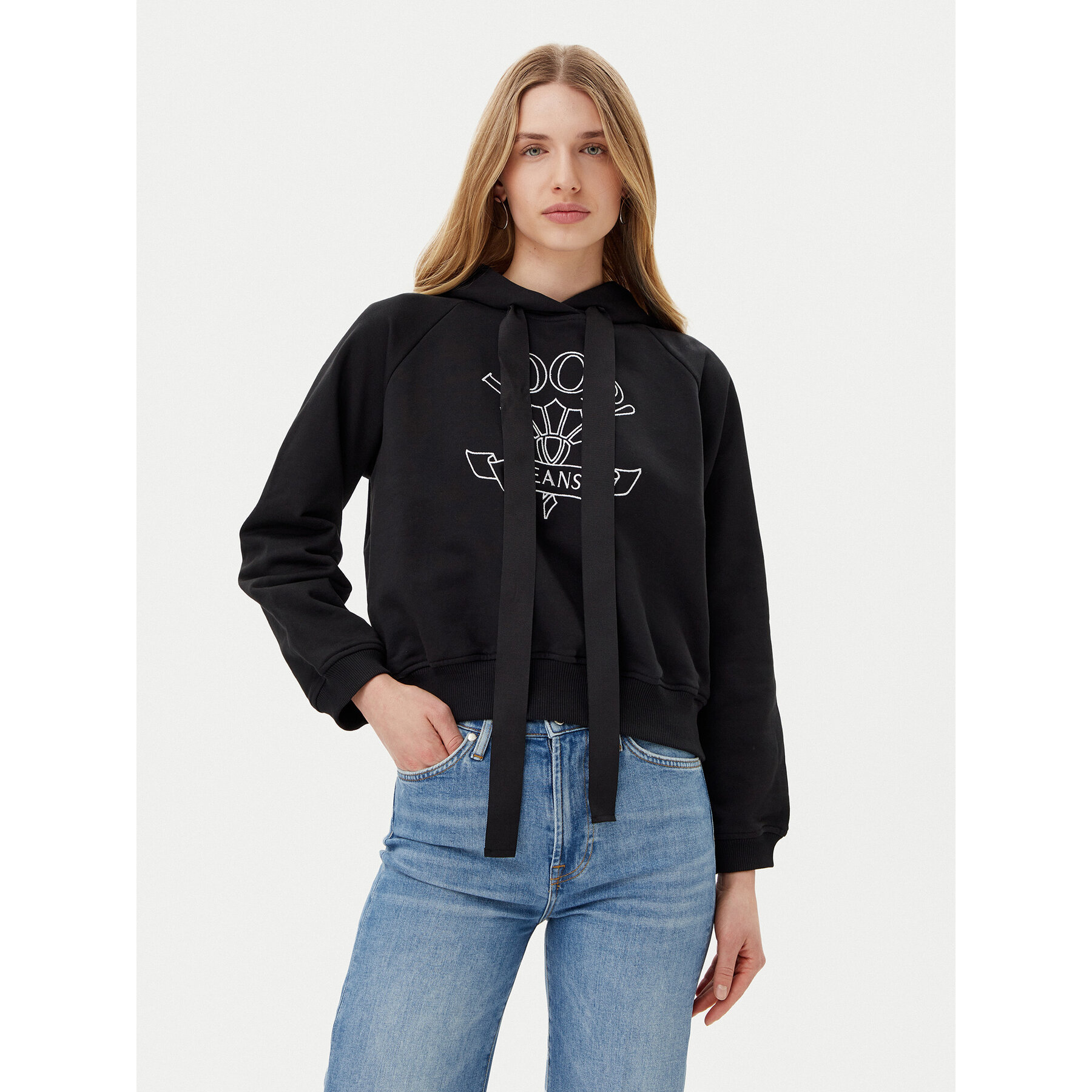 JOOP! Jeans Bluza Tinna 30046176 Czarny Regular Fit