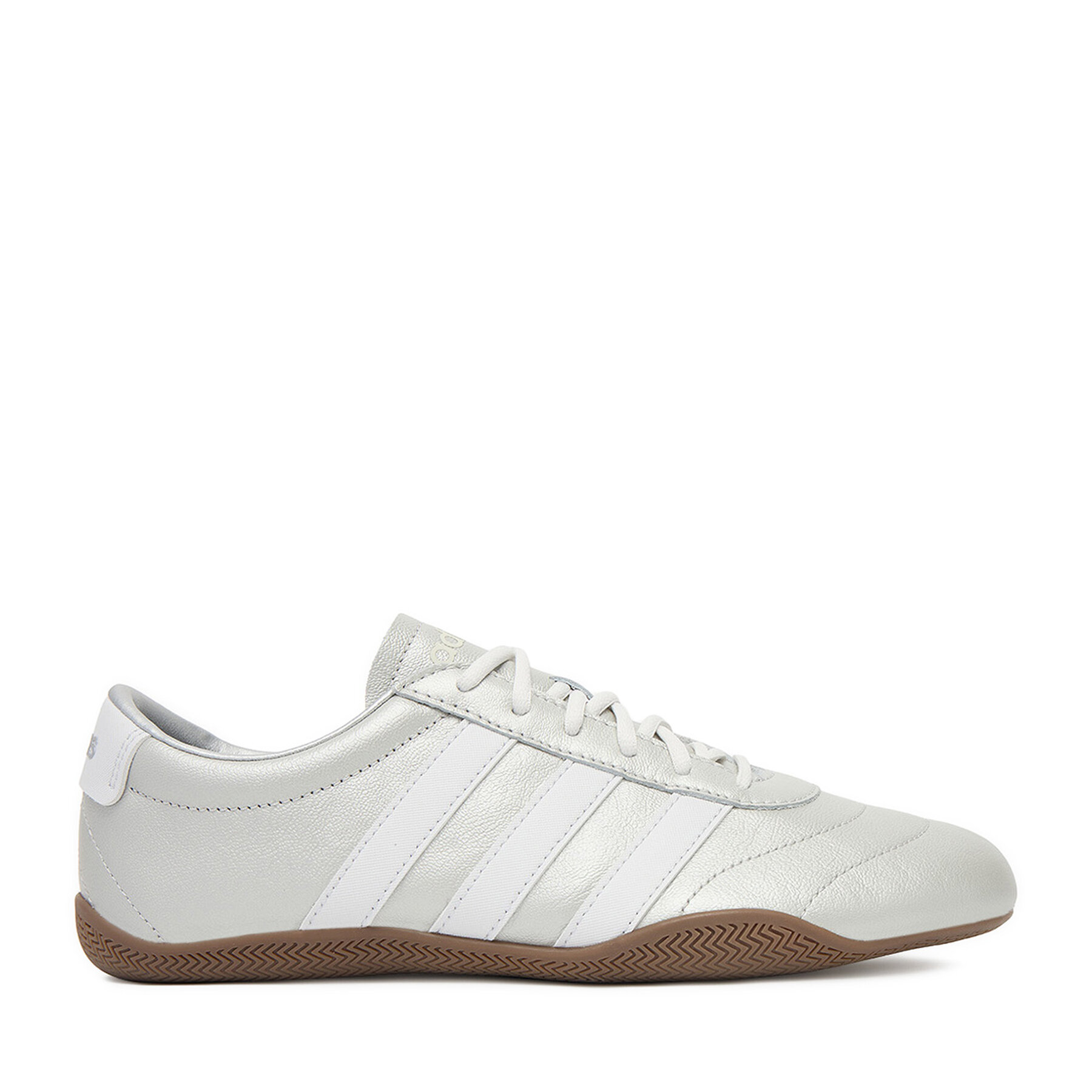 adidas Sneakersy GRAND COURT LO JQ9682 Srebrny
