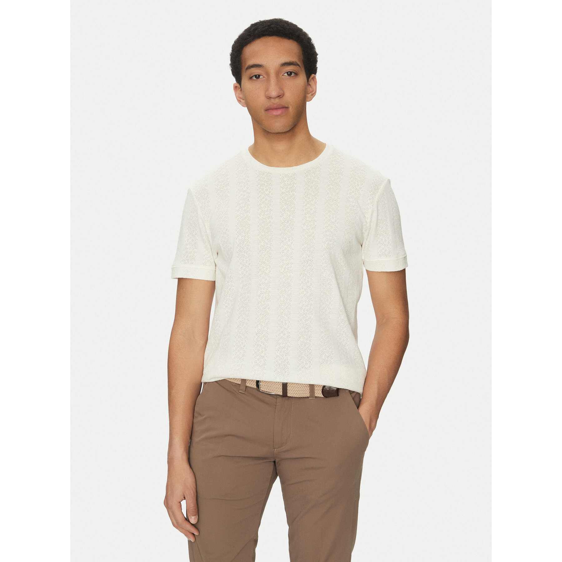 Marciano Guess T-Shirt 5GHI06 6321A Écru Regular Fit