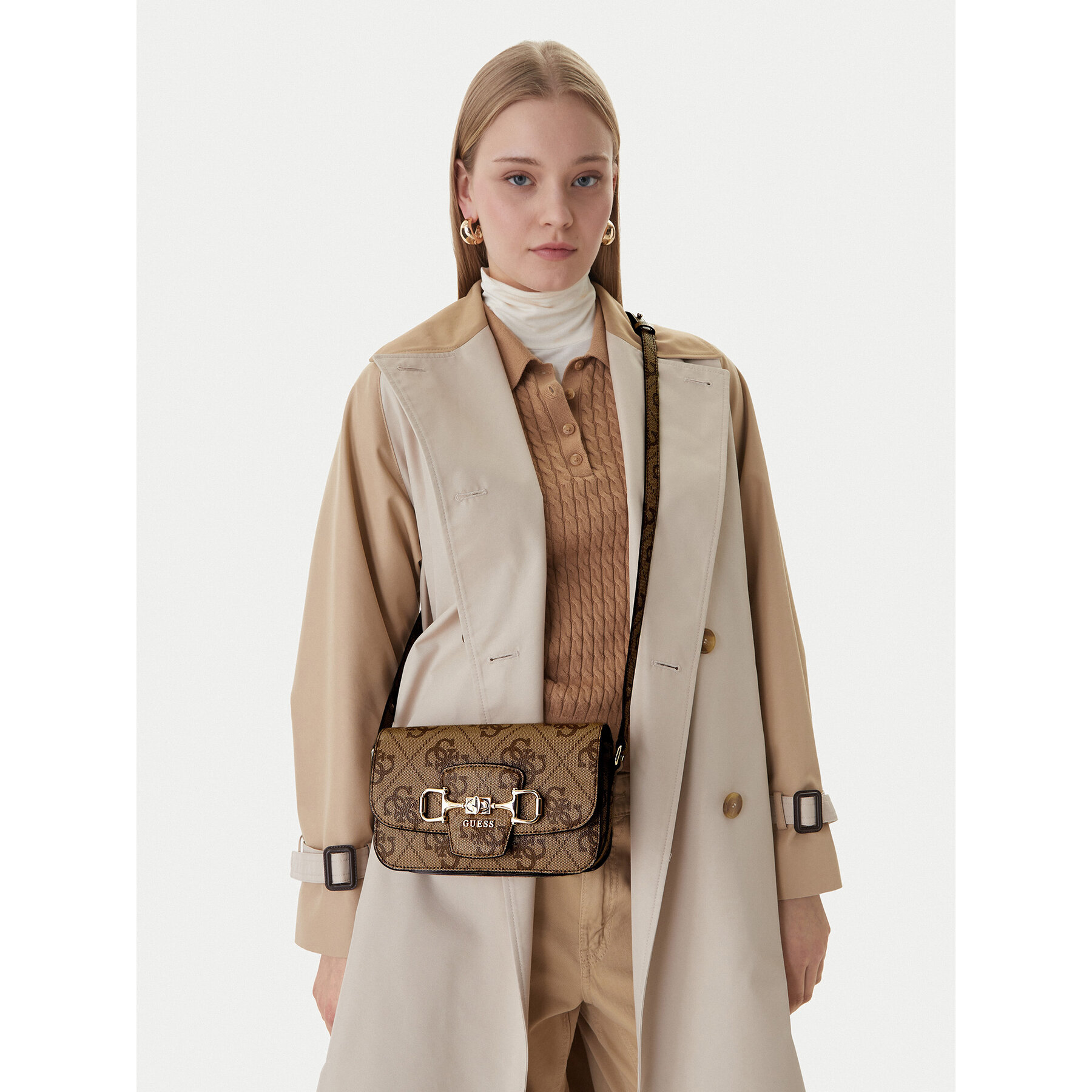 Guess Torebka Janie HWOS99 24210 Brązowy