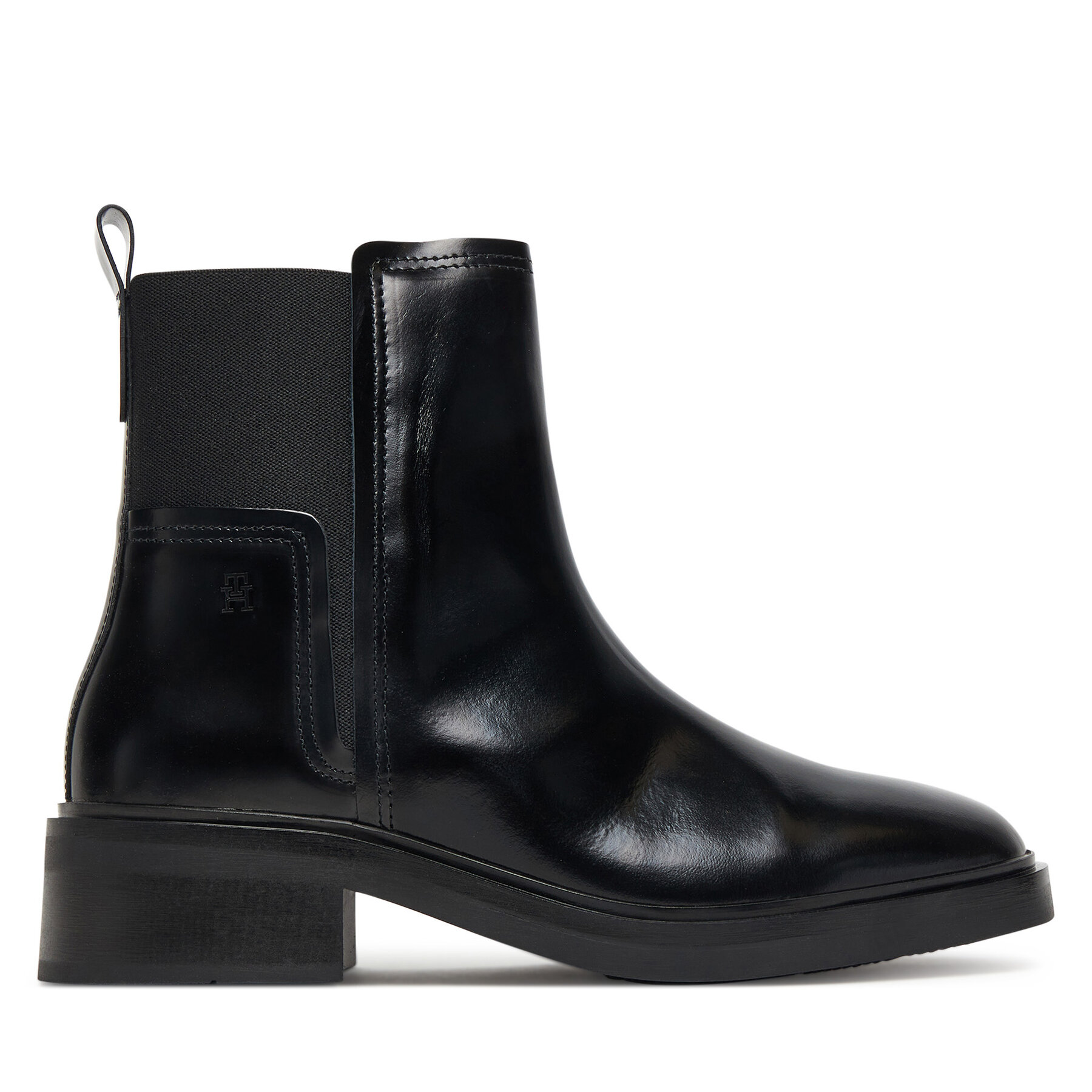 Tommy Hilfiger Sztyblety Minimal Abrasivato FW0FW08764 Czarny