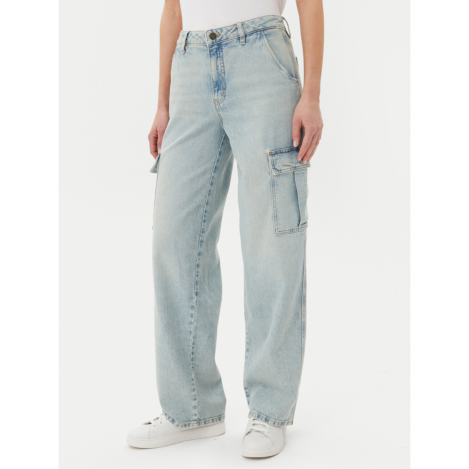 Guess Jeans Jeansy W5RA1R D5M51 Błękitny Regular Fit