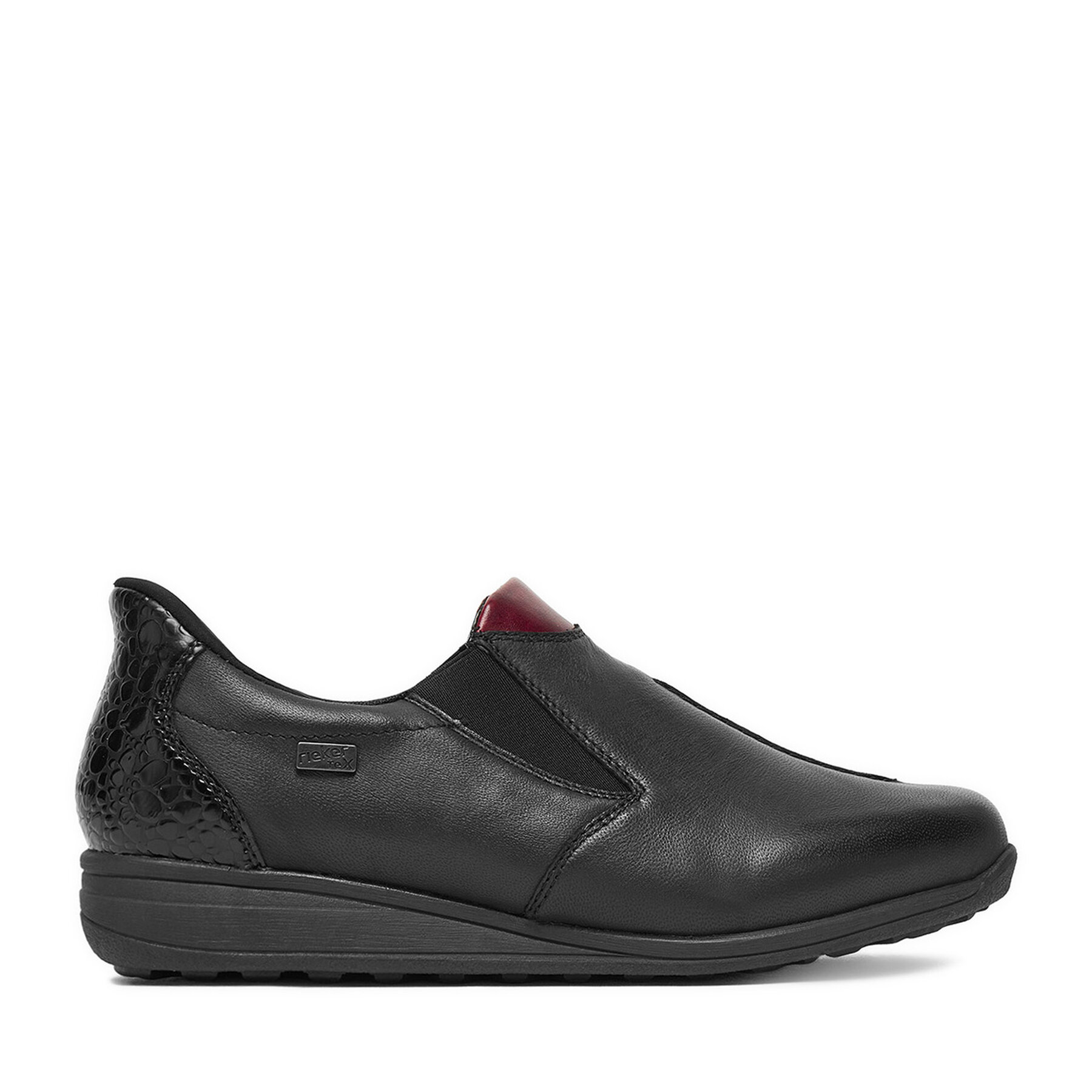 Rieker Półbuty 47253-00 Czarny