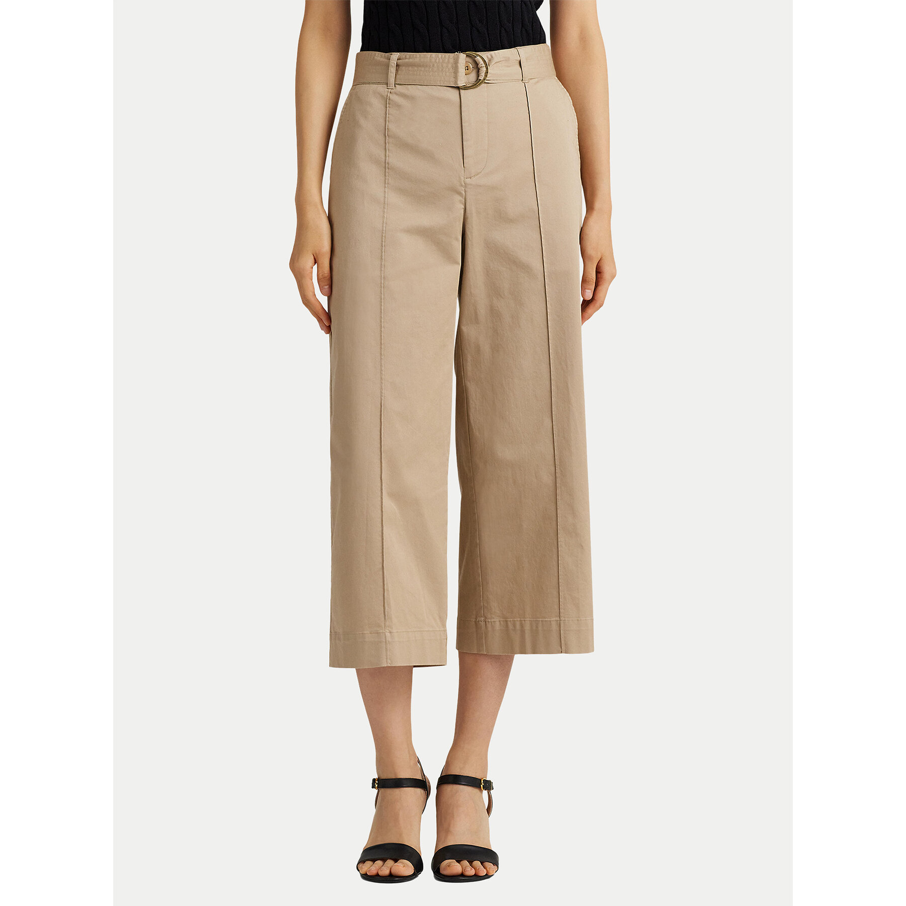 LAUREN RALPH LAUREN Kuloty 200876606004 Beżowy Wide Leg