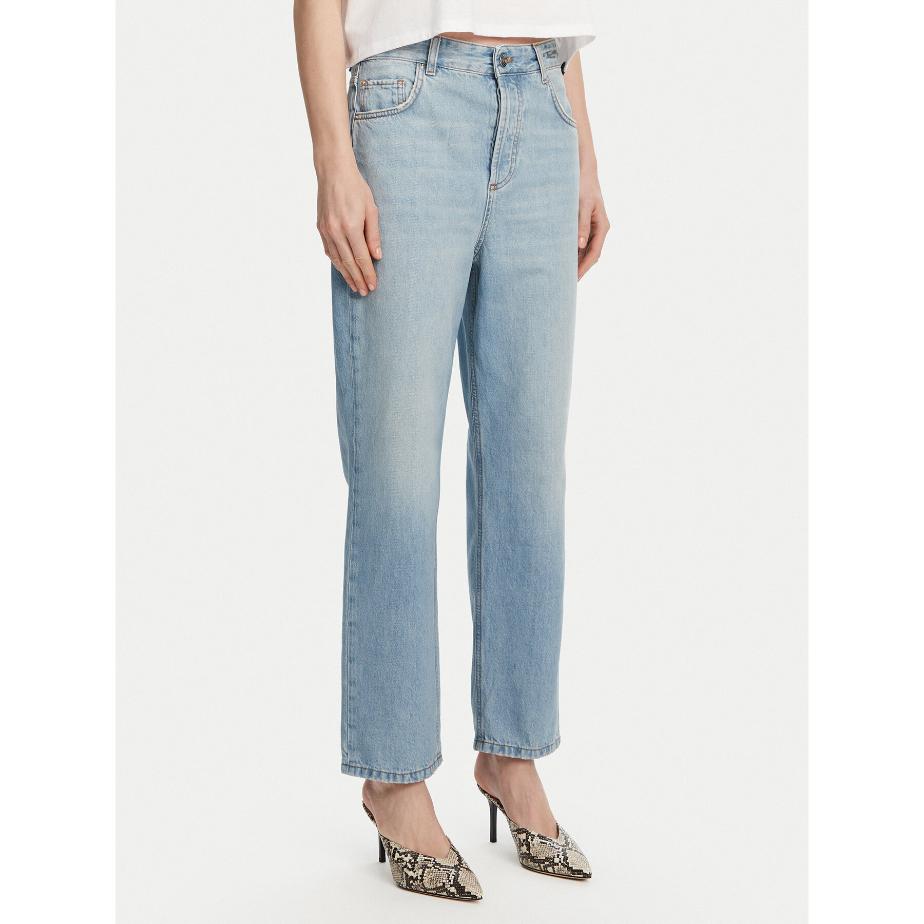 Marella Jeansy Tomboy 2513181044 Niebieski Straight Fit